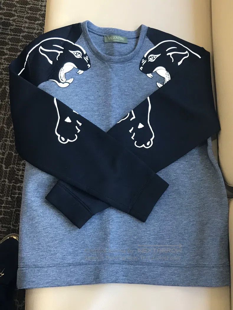 Valentino Valentino Men's space cotton sweatshirt Size US M / EU 48-50 / 2 - 1 Thumbnail