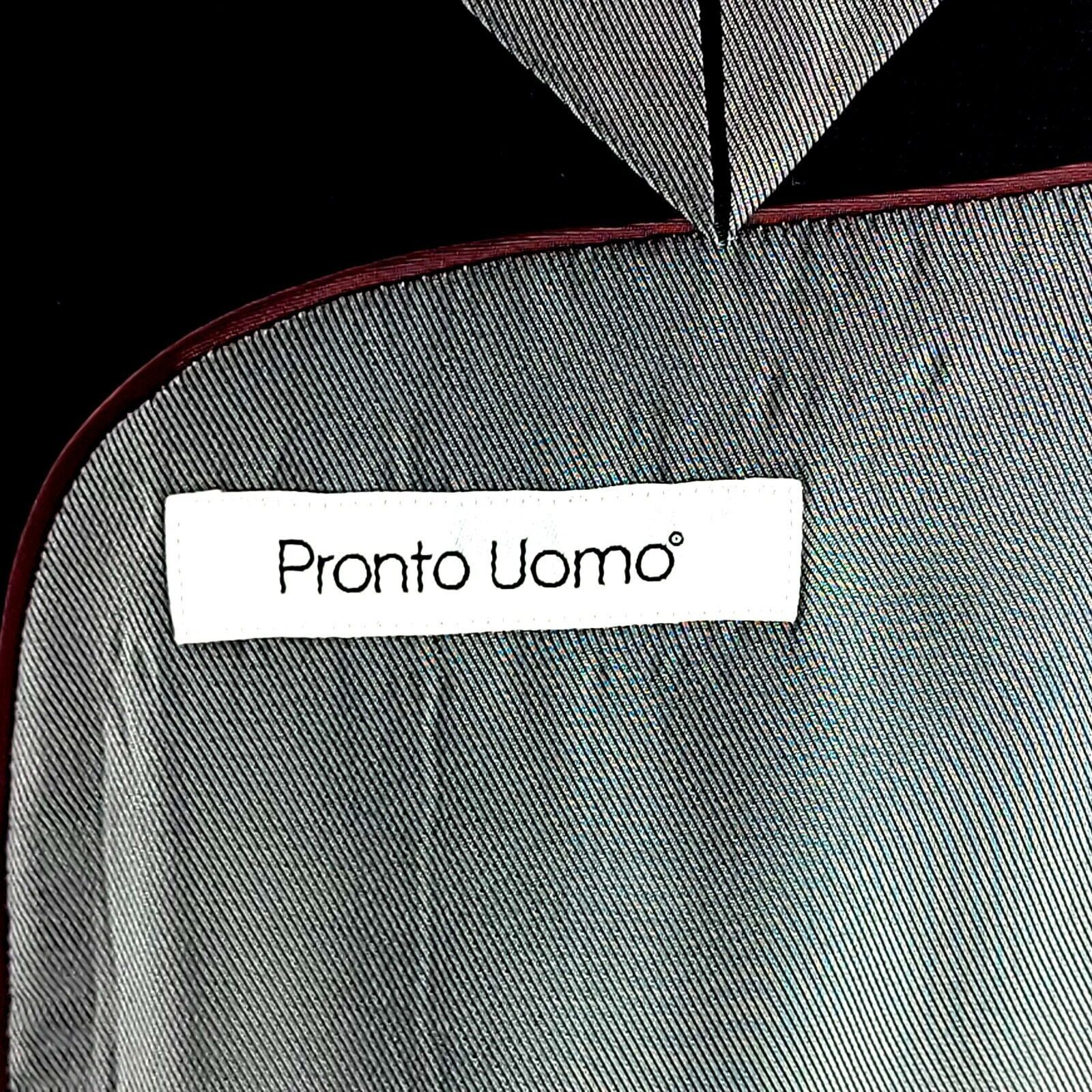 Pronto Uomo Pronto Uomo Wool Blue 2 Button Blazer Measures 44R Tagged 44 Size 44R - 8 Thumbnail