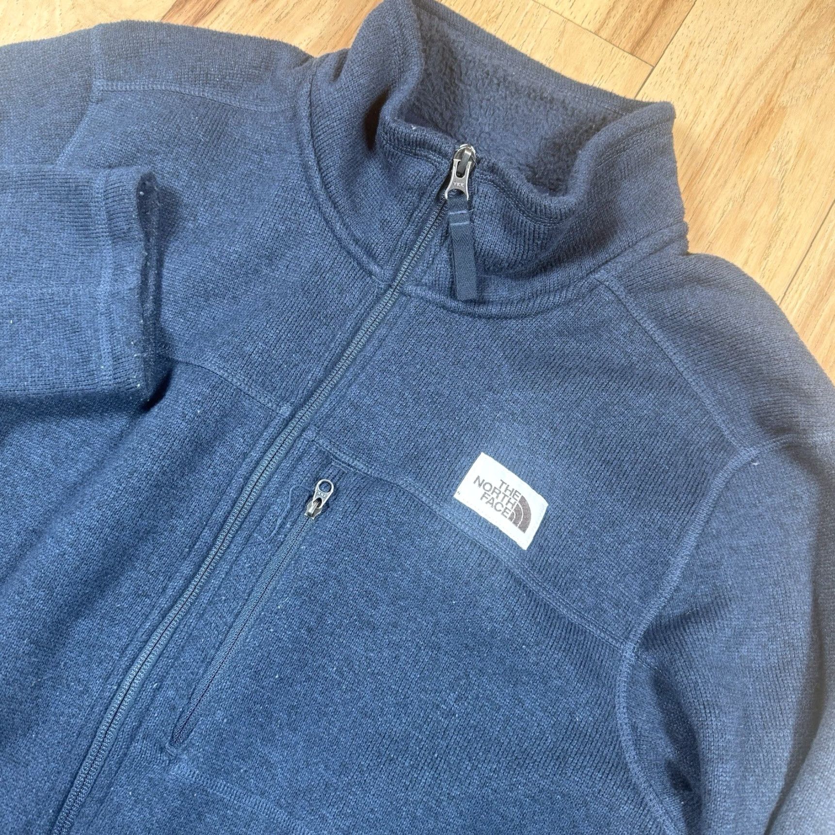The North Face The North Face Gordon Lyons Full Zip Jacket Mens Medium Brown Label Navy Blue Brown Full Zip Jacket Mens M Size US M / EU 48-50 / 2 - 2 Thumbnail