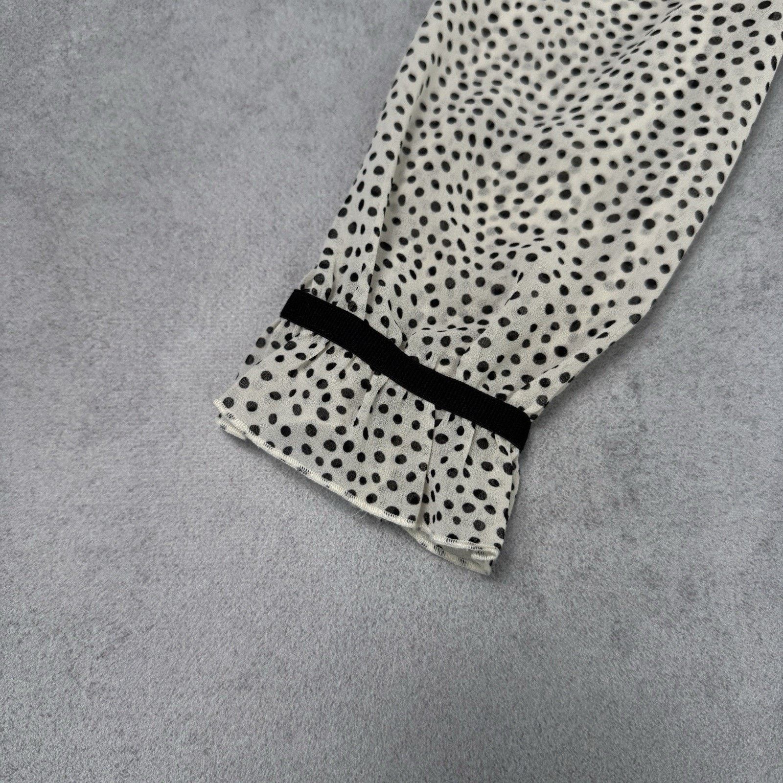 ME+EM ME+EM Polkadot Print Georgette Swing Dress Dotty Size S / US 4 / IT 40 - 12 Thumbnail