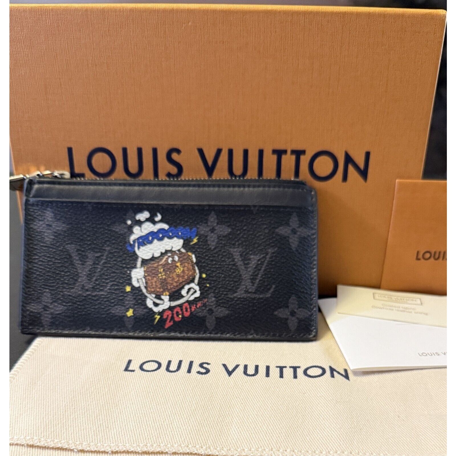louis vuitton card holder limited edition Louis Vuitton Card Holder Limited Edition Garden Monogram Canvas Silver  21348414