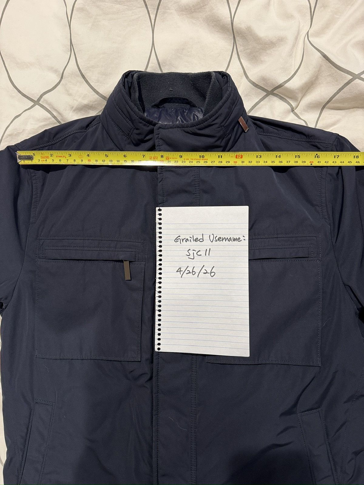 Hugo Boss Hugo Boss Men's Nylon Insulated Jacket Size US M / EU 48-50 / 2 - 2 Thumbnail