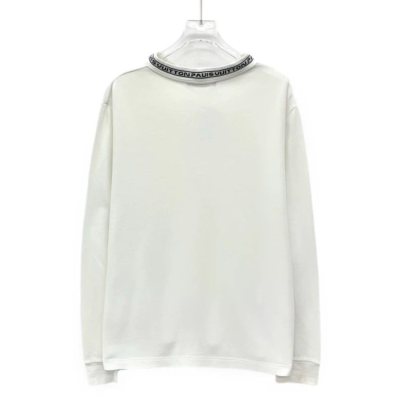 Louis Vuitton Louis Vuitton Cotton crewneck long sleeve T-shirt with whi Size US M / EU 48-50 / 2 - 2 Thumbnail