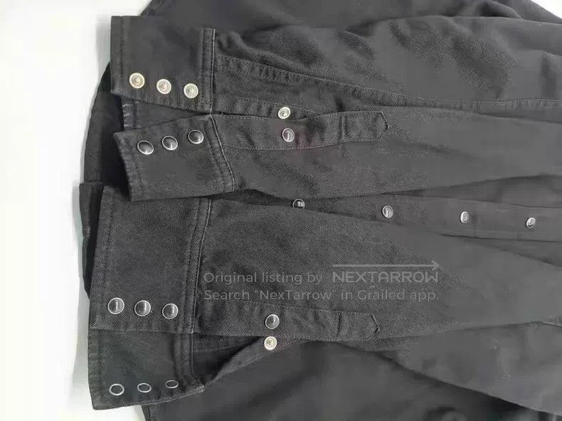 Saint Laurent Paris Saint Laurent Paris Black vintage collar button-down shirt Size US XL / EU 56 / 4 - 6 Thumbnail