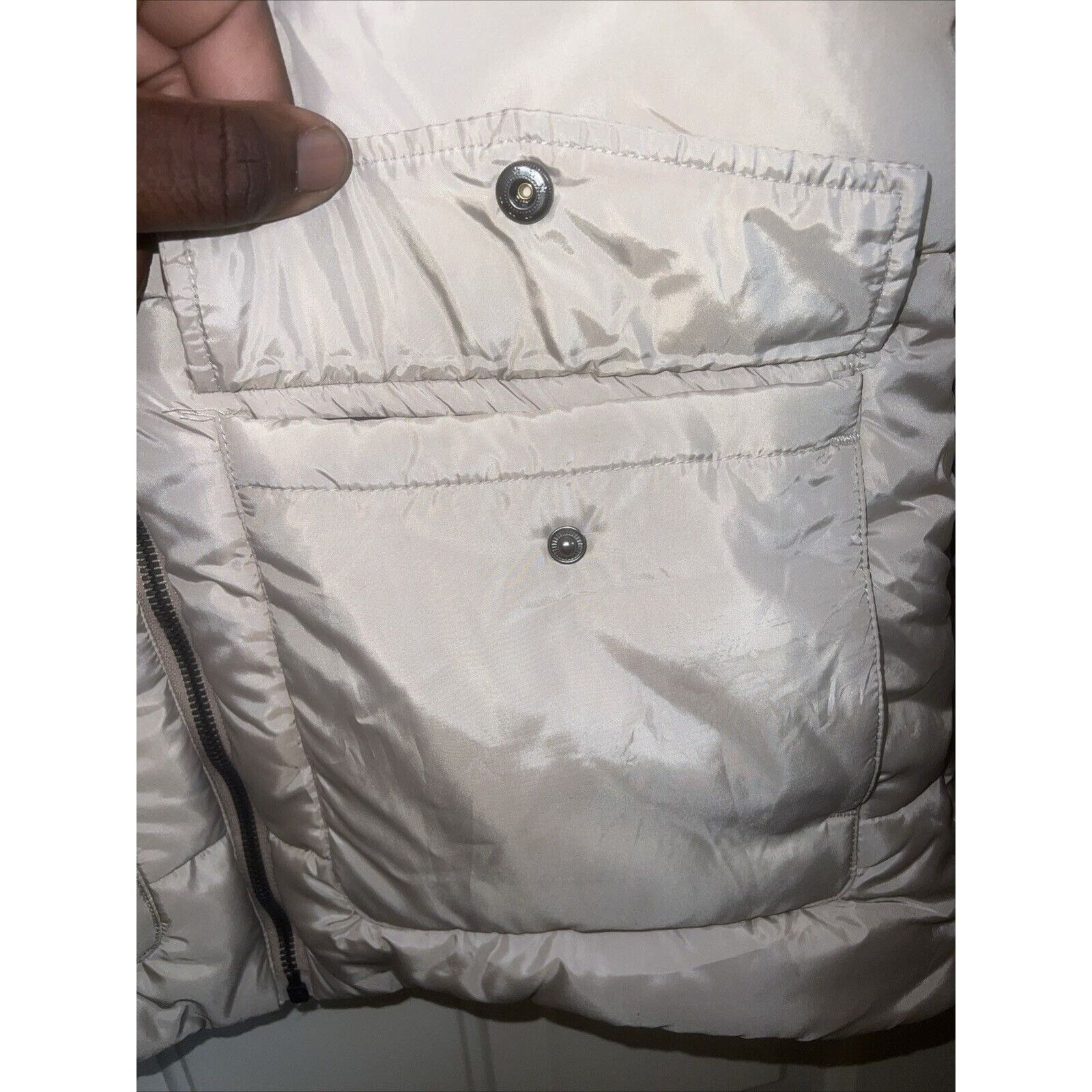 Pulse Pulse Parka Jacket Hooded Puffer Coat Tan Women's Medium Size M / US 6-8 / IT 42-44 - 6 Thumbnail