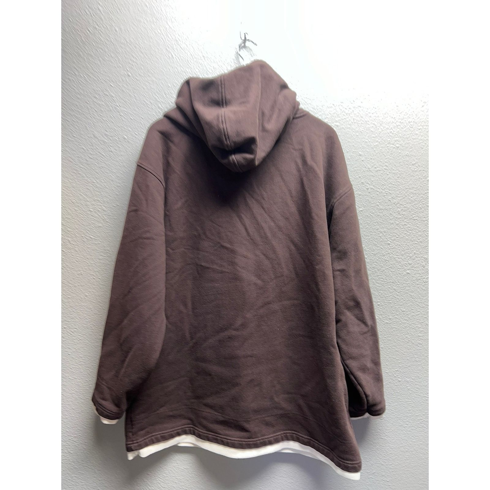 Vintage Vintage Avirex Brown Hoodie Full Zip Waffle Knit VTG 3XL Size US XXL / EU 58 / 5 - 8 Thumbnail