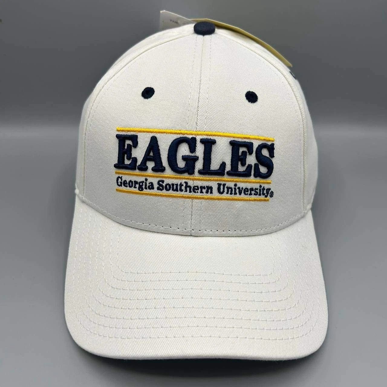 The Game Vintage Georgia Southern Eagles Hat Men White NCAA Snap Back Size ONE SIZE - 1 Thumbnail