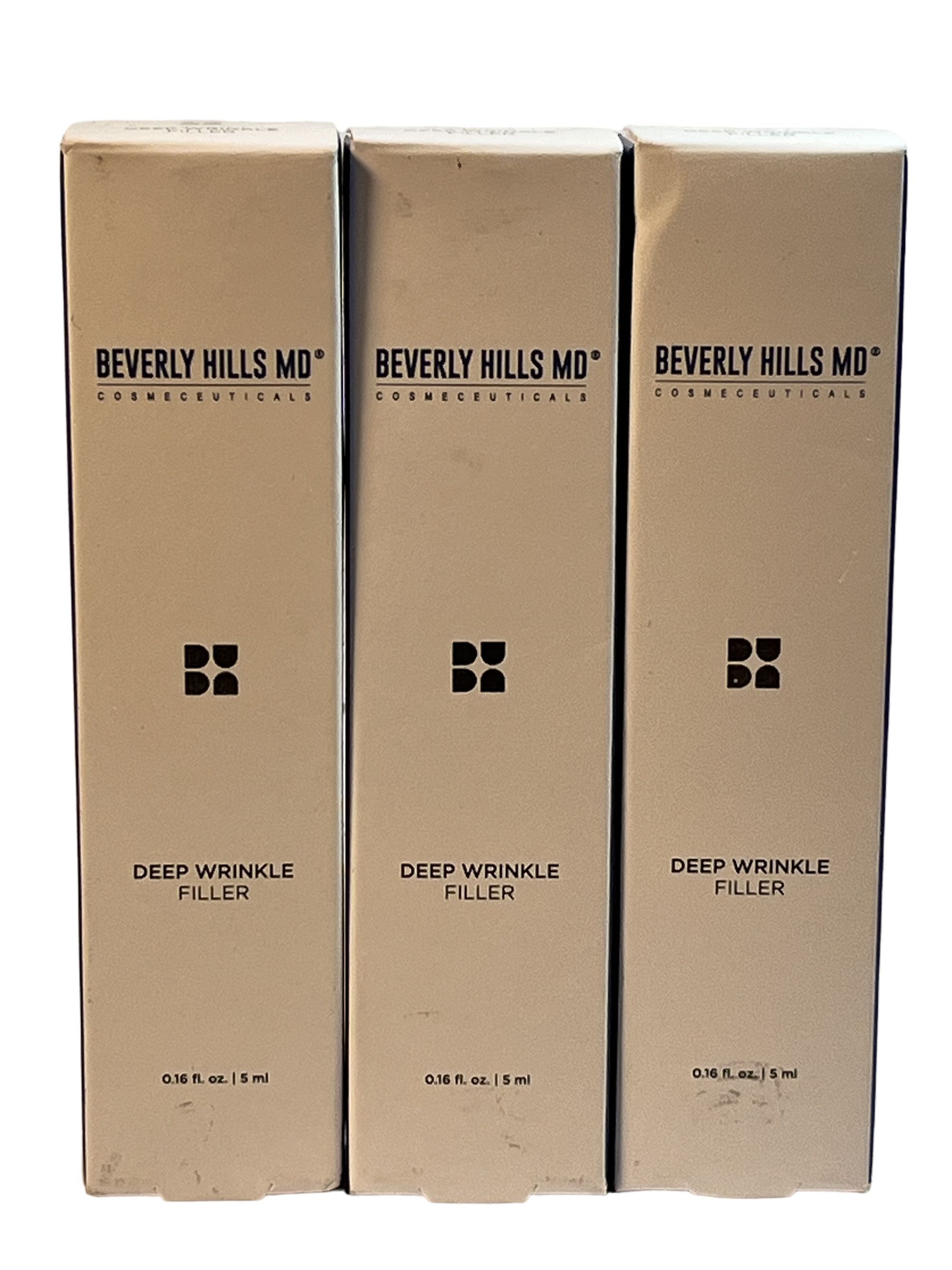 Other Beverly Hills MD Deep Wrinkle Filler Lot of 3 NEW 0.16oz /5m Size ONE SIZE - 1 Thumbnail