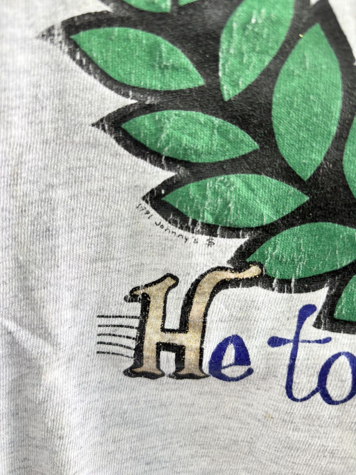 Vintage 1991 Jesus vintage tee Size US XL / EU 56 / 4 - 2 Thumbnail