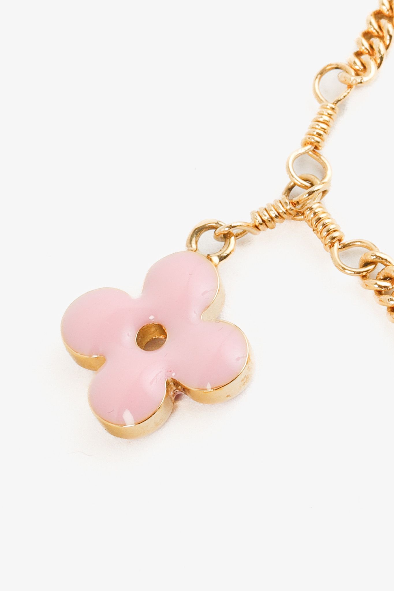 Louis Vuitton Louis Vuitton Sweet Monogram Gold-Tone Charm Bracelet Size ONE SIZE - 3 Thumbnail