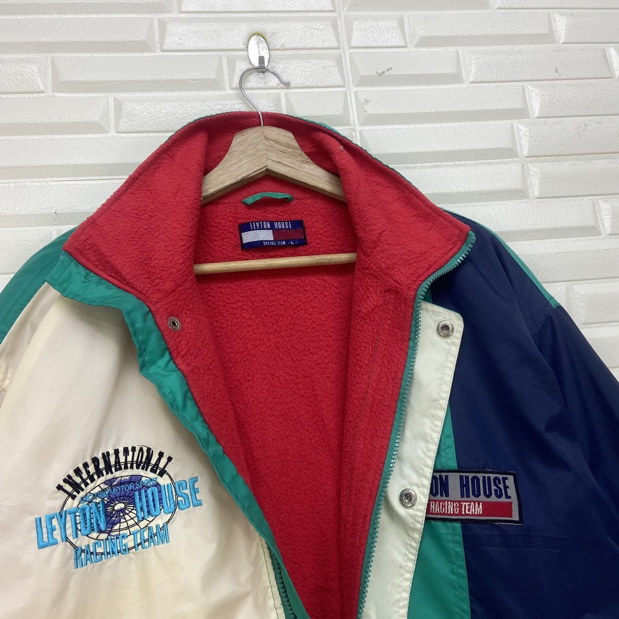 Gear for Sports Vintage Leyton House Racing Team F1 GP Circuit Jacket Size US L / EU 52-54 / 3 - 18 Thumbnail