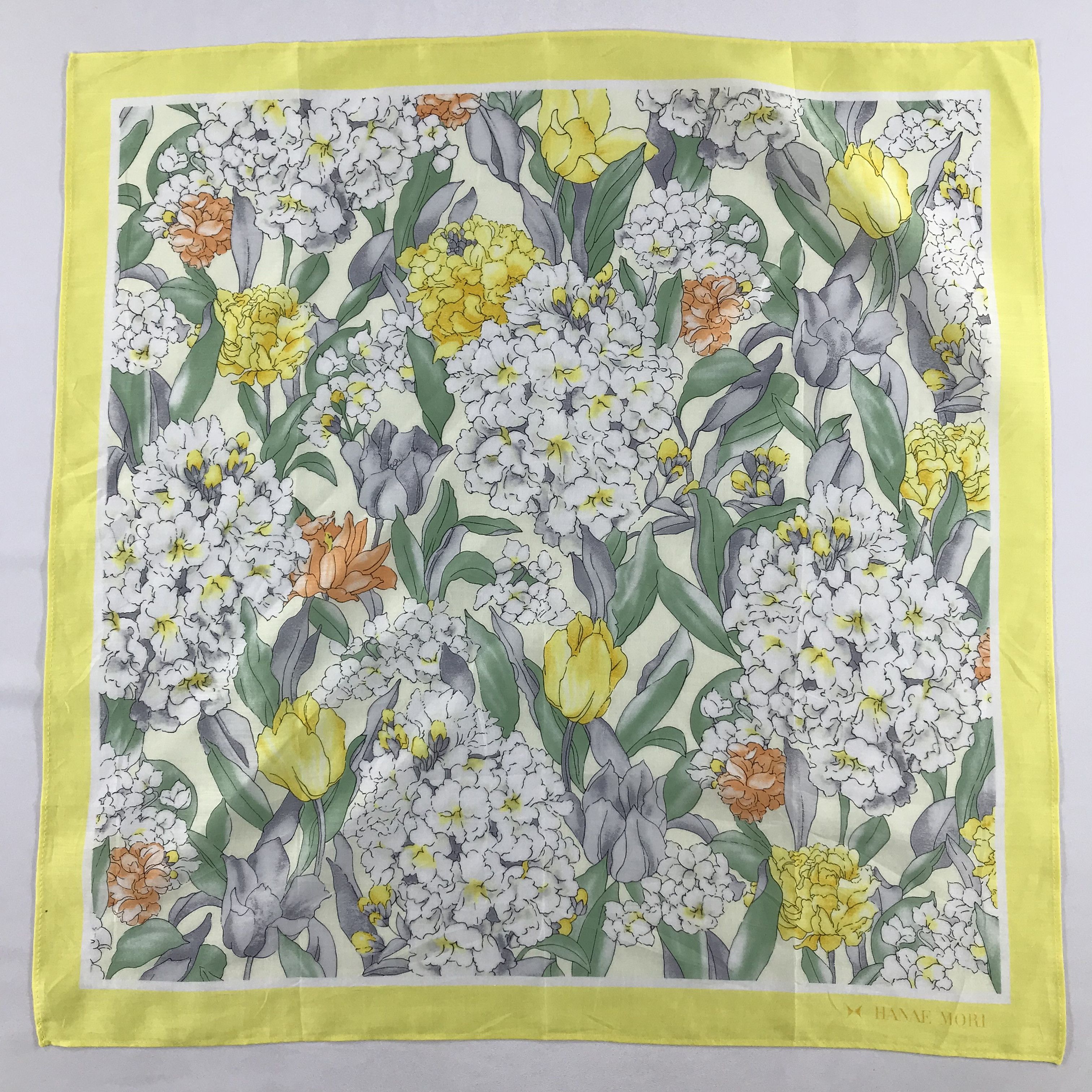 Hanae Mori Hanae Mori Bandana / Handkerchief / Neckerchief - S2512 Size ONE SIZE - 1 Thumbnail