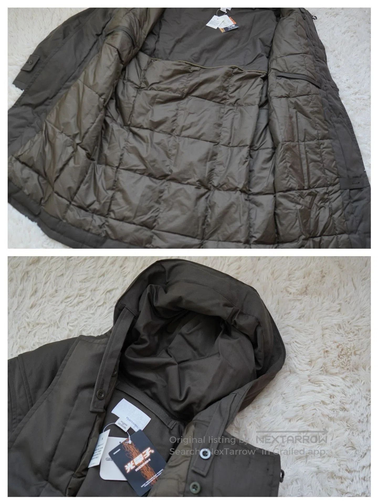 Nanamica nanamica SUBF977 Wool Down Long Coat. Size US M / EU 48-50 / 2 - 6 Thumbnail