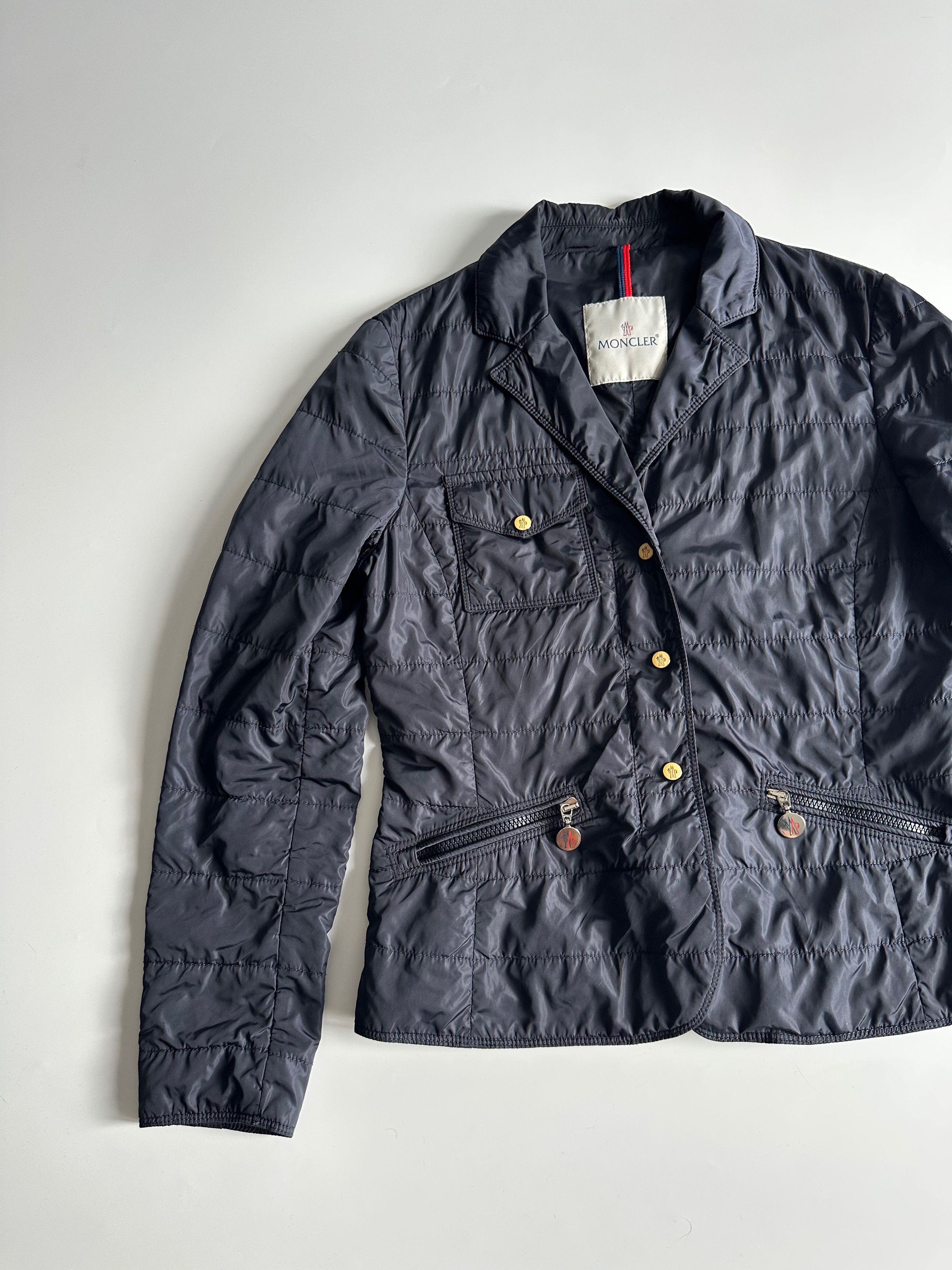 Moncler Moncler Venan Giacca Lightweight Jacket Blazer nylon navy Size XS / US 0-2 / IT 36-38 - 3 Thumbnail