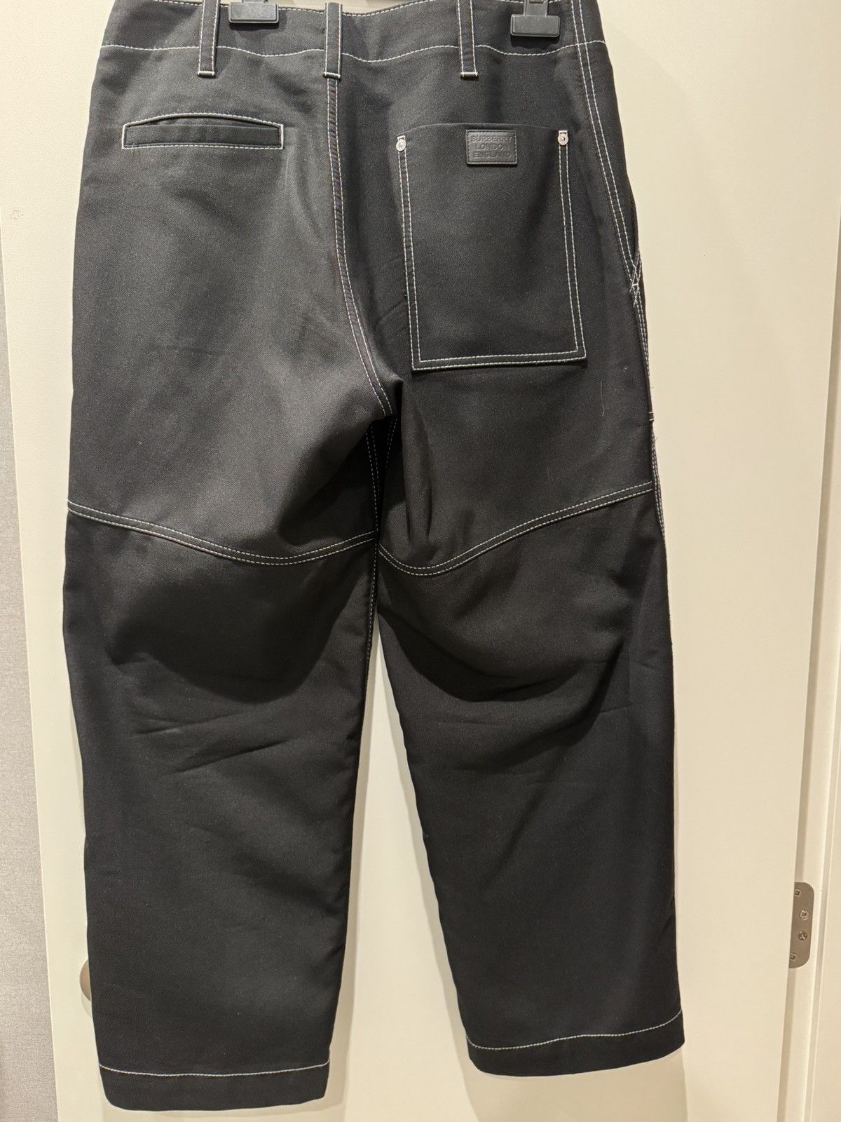 Burberry Burberry Work Pants in Black with White Stiching Size US 32 / EU 48 - 3 Thumbnail