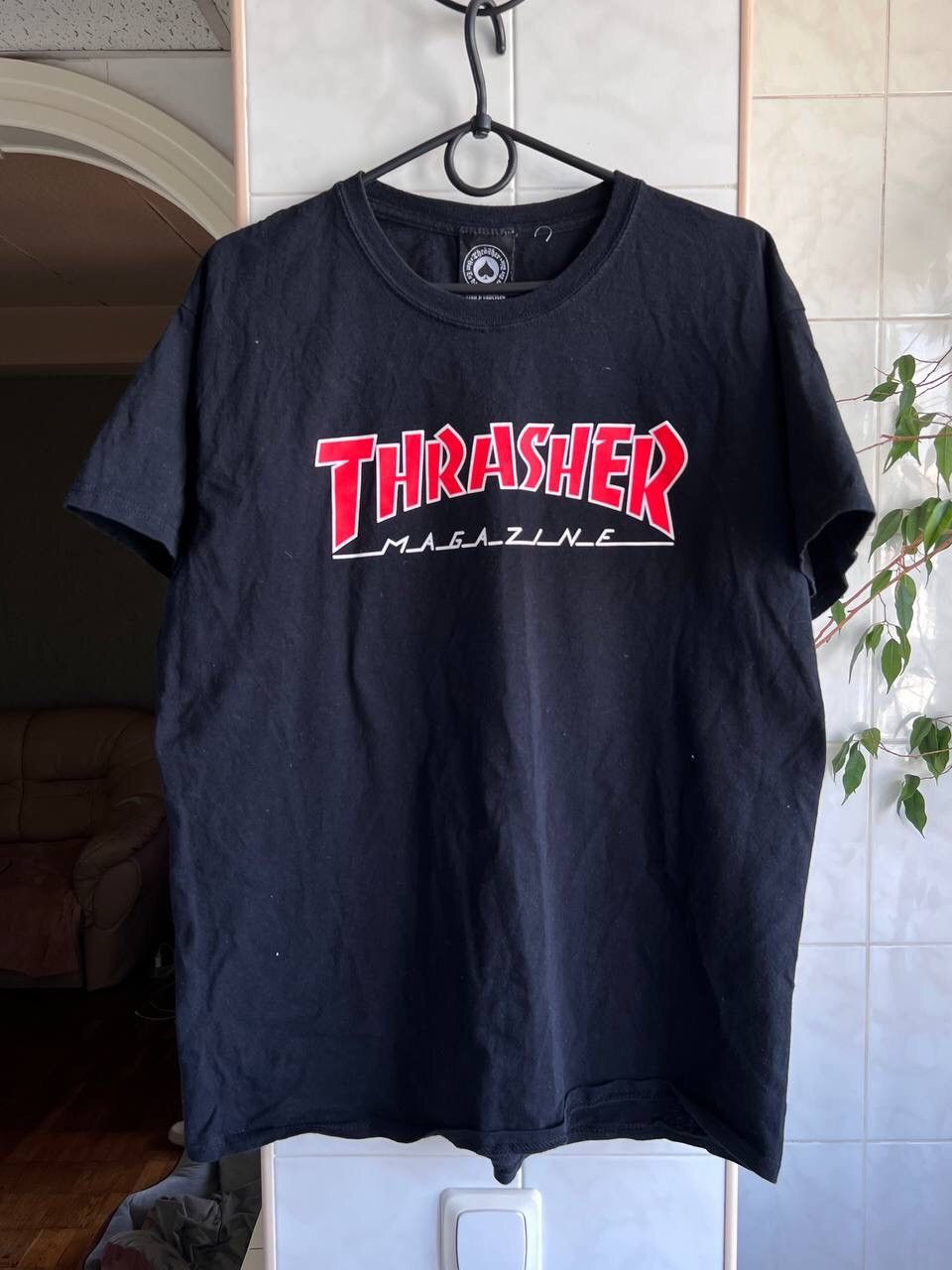 Thrasher Vintage Thrasher T-shirt Black Skateboarding Y2K Size US L / EU 52-54 / 3 - 5 Thumbnail