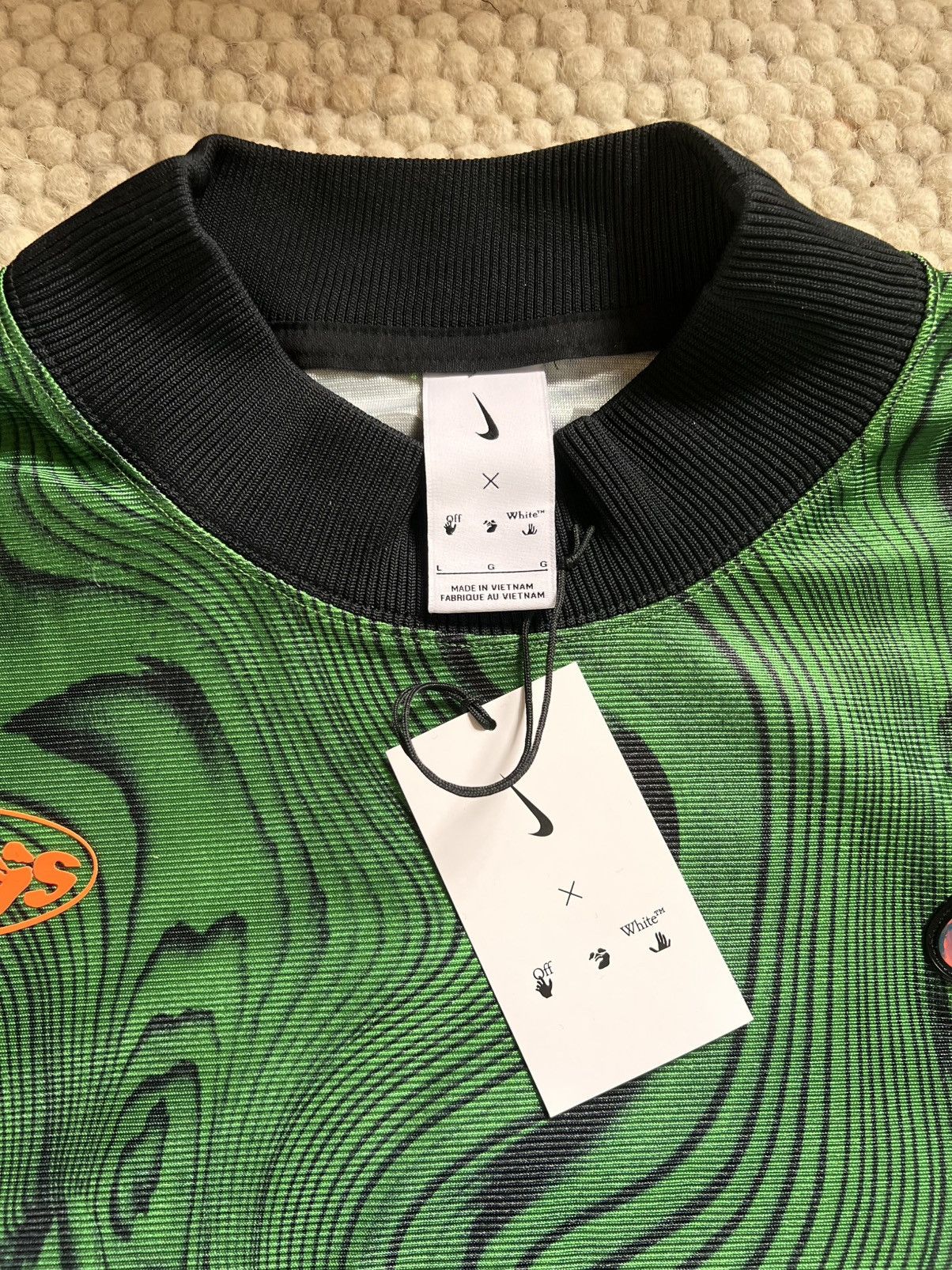 Nike × Off-White Nike x OffWhite Jersey Size US L / EU 52-54 / 3 - 7 Thumbnail