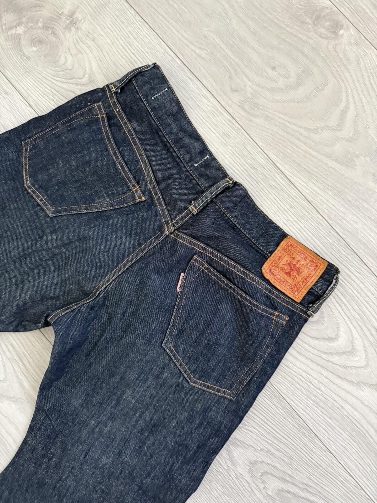Kapital Kapital Banana Leg Indigo Blue Stacked Denim Jeans Size 30 Size US 30 / EU 46 - 7 Thumbnail