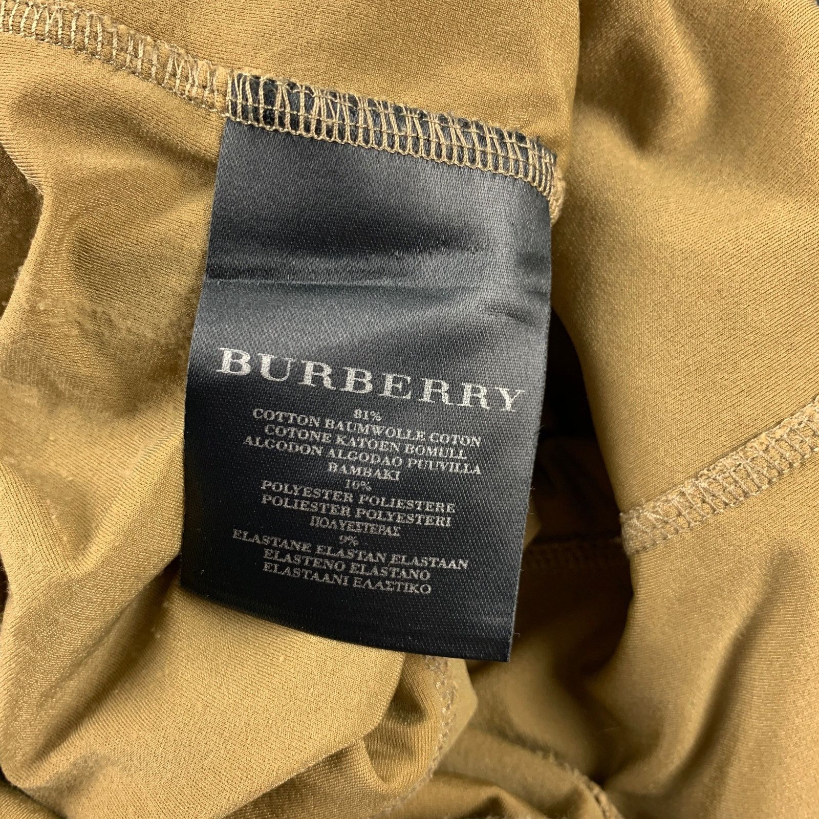 Burberry Prorsum BURBERRY PRORSUM Size 8 Olive Lace Cotton Blend Shift Dress Size M / US 6-8 / IT 42-44 - 5 Thumbnail