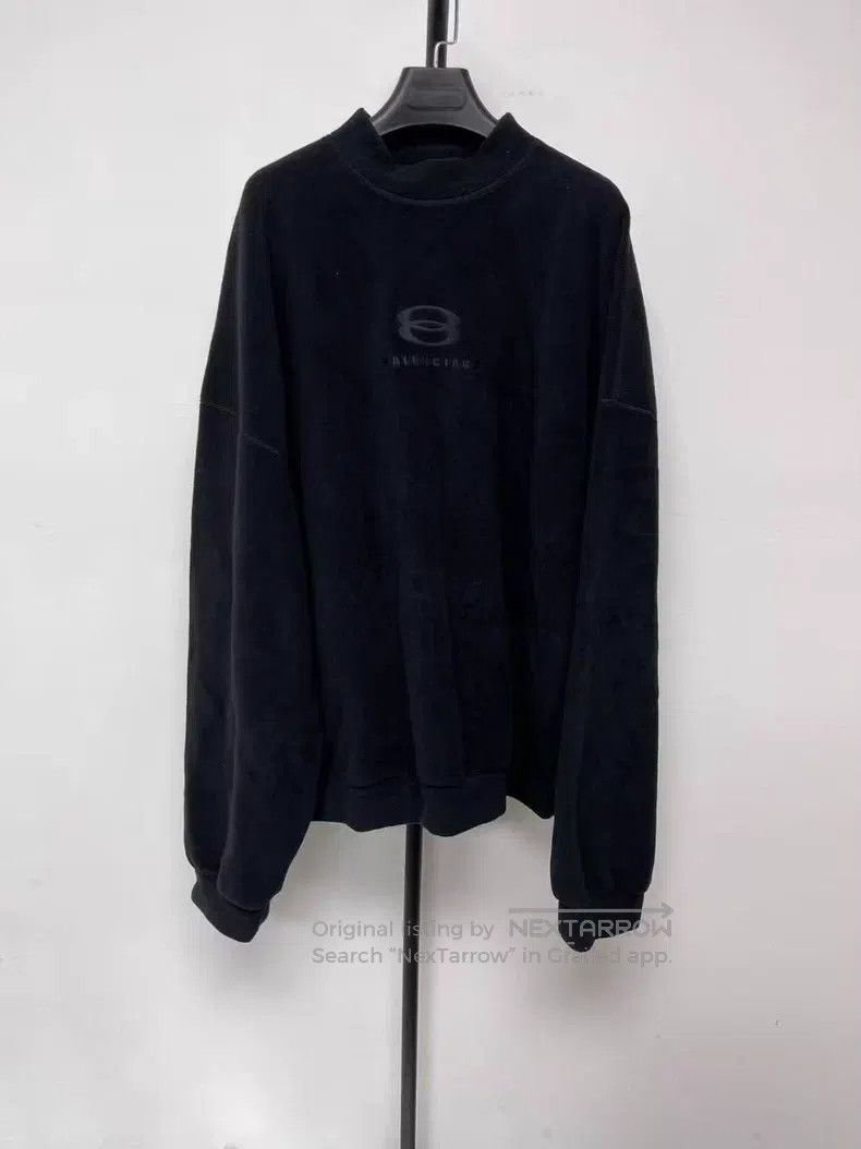 Balenciaga Balenciaga Letter Emblem Embroidery Loose Long Sleeve Hood Size US S / EU 44-46 / 1 - 1 Thumbnail