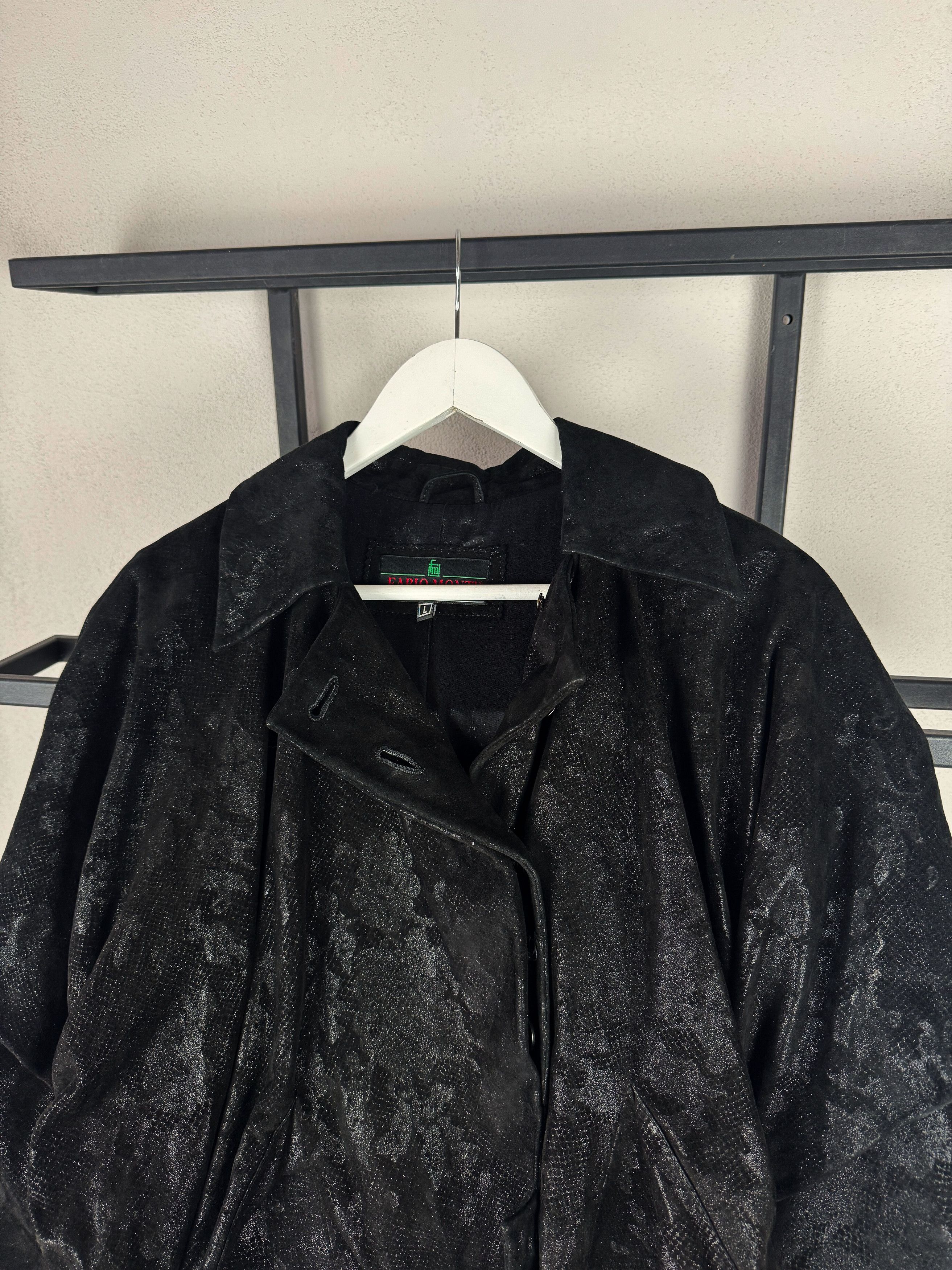 Yohji Yamamoto Vintage Y2K Black Leather Jacket Cropped Archive Size M / US 6-8 / IT 42-44 - 8 Thumbnail
