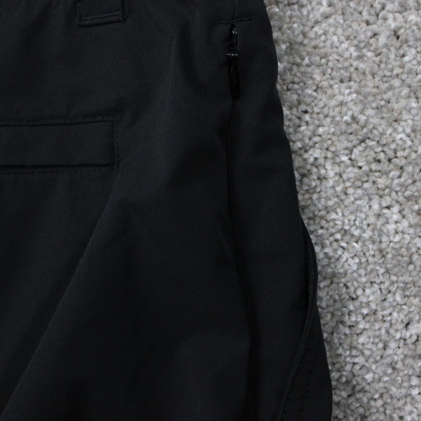Orvis Orvis Cargo Shorts Mens 32 Black Belted Polyester Zip Pocket 9" Inseam Size US 32 / EU 48 - 7 Thumbnail