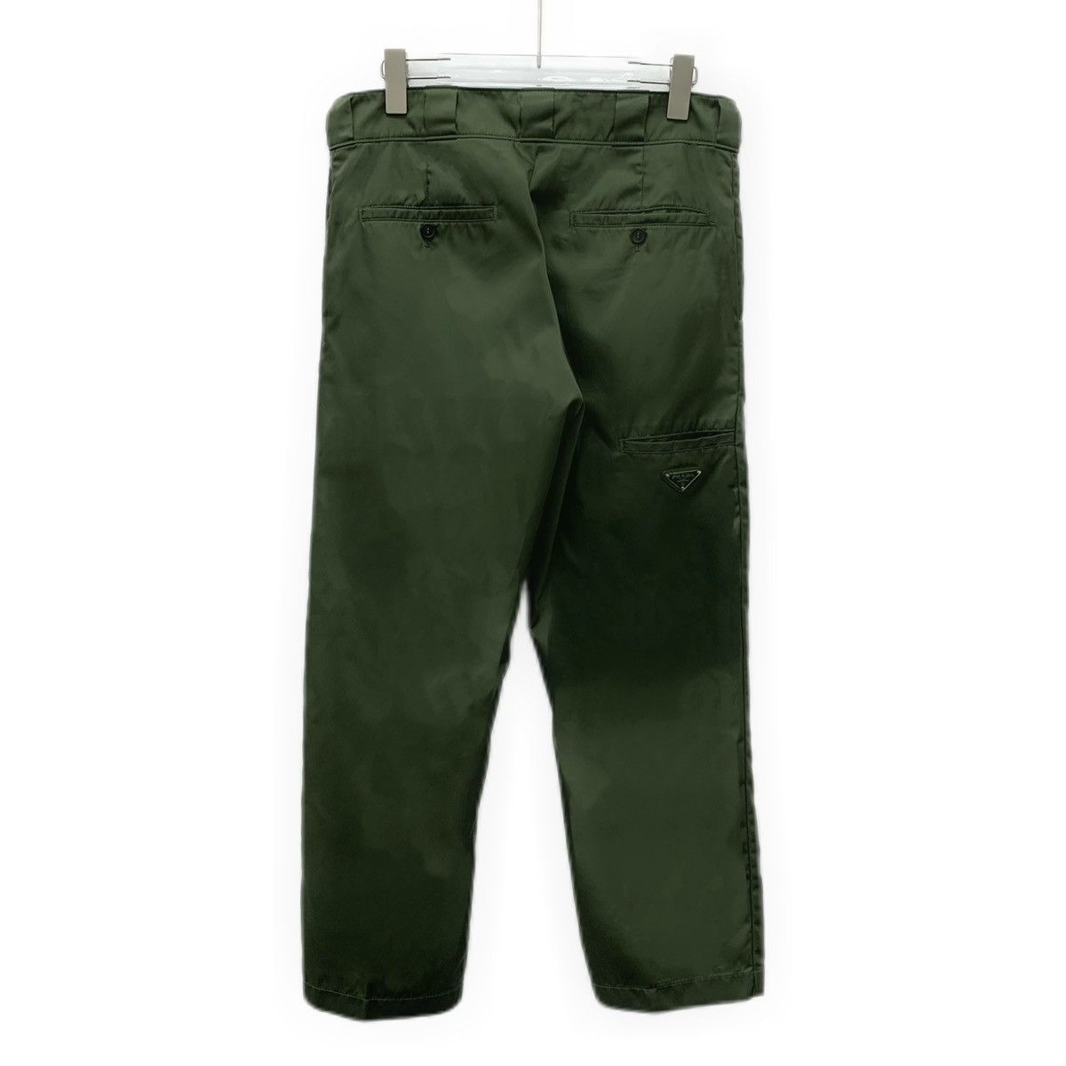 Prada Prada Army Green Triangle Logo Casual Pants K26WX Size US 32 / EU 48 - 2 Thumbnail