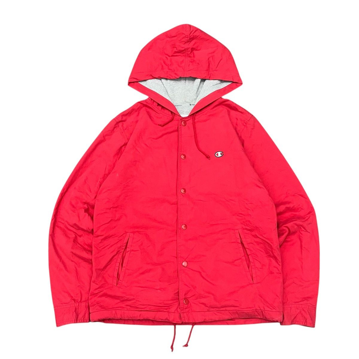 Champion × Supreme SS16 Supreme x Champion Windbreaker Hooded Red Size US S / EU 44-46 / 1 - 2 Thumbnail