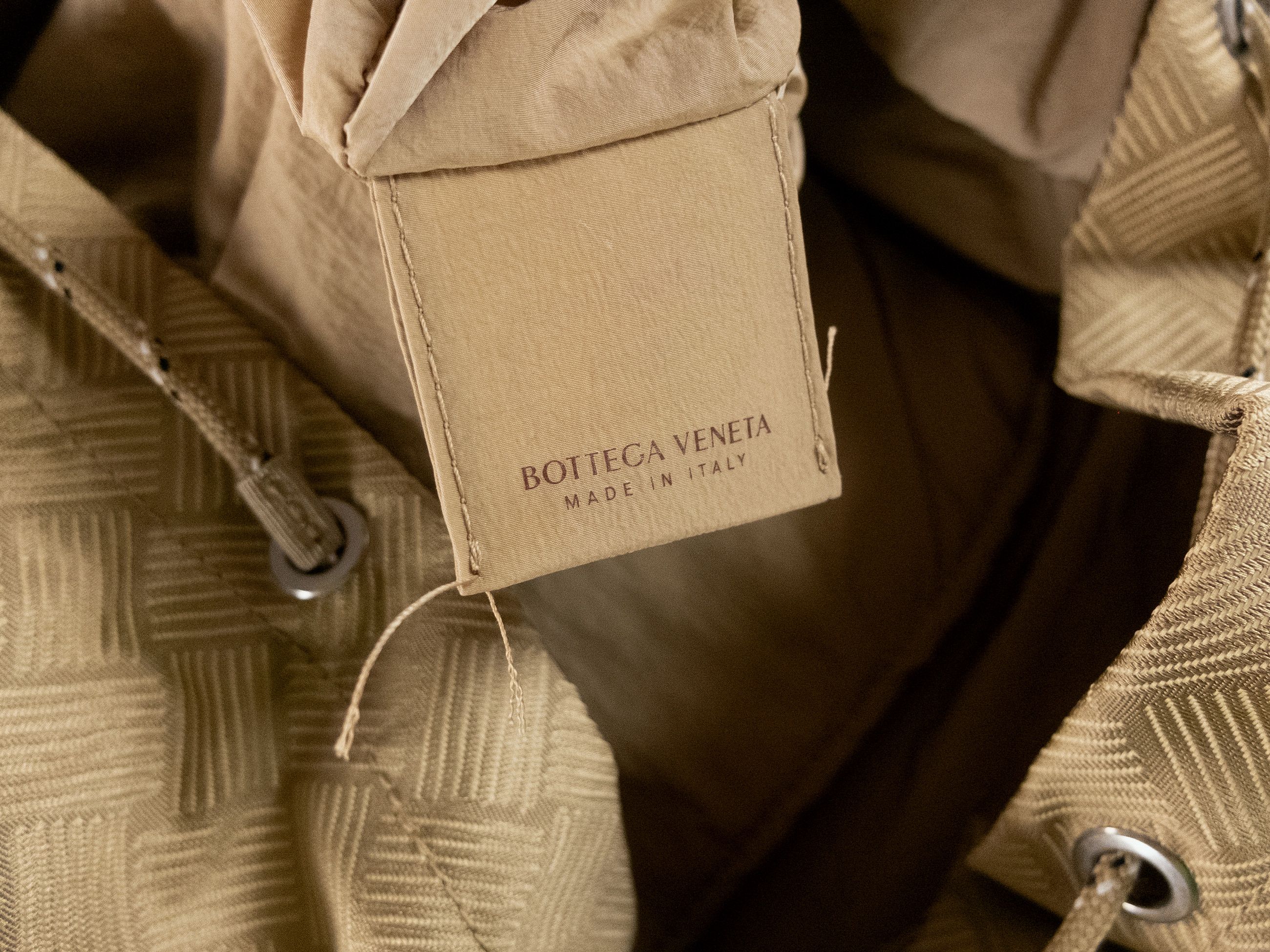 Bottega Veneta BOTTEGA VENETA Alto beige intreciato pattern backpack Size ONE SIZE - 13 Thumbnail