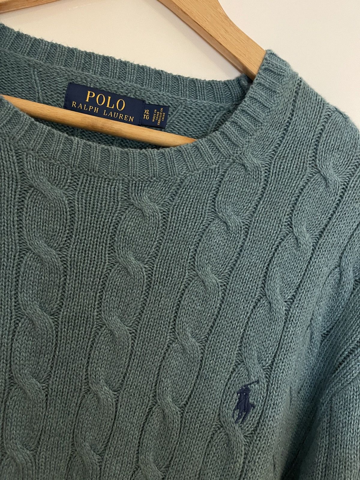 Polo Ralph Lauren Polo Ralph Lauren cableknit sweater Size US XL / EU 56 / 4 - 2 Thumbnail