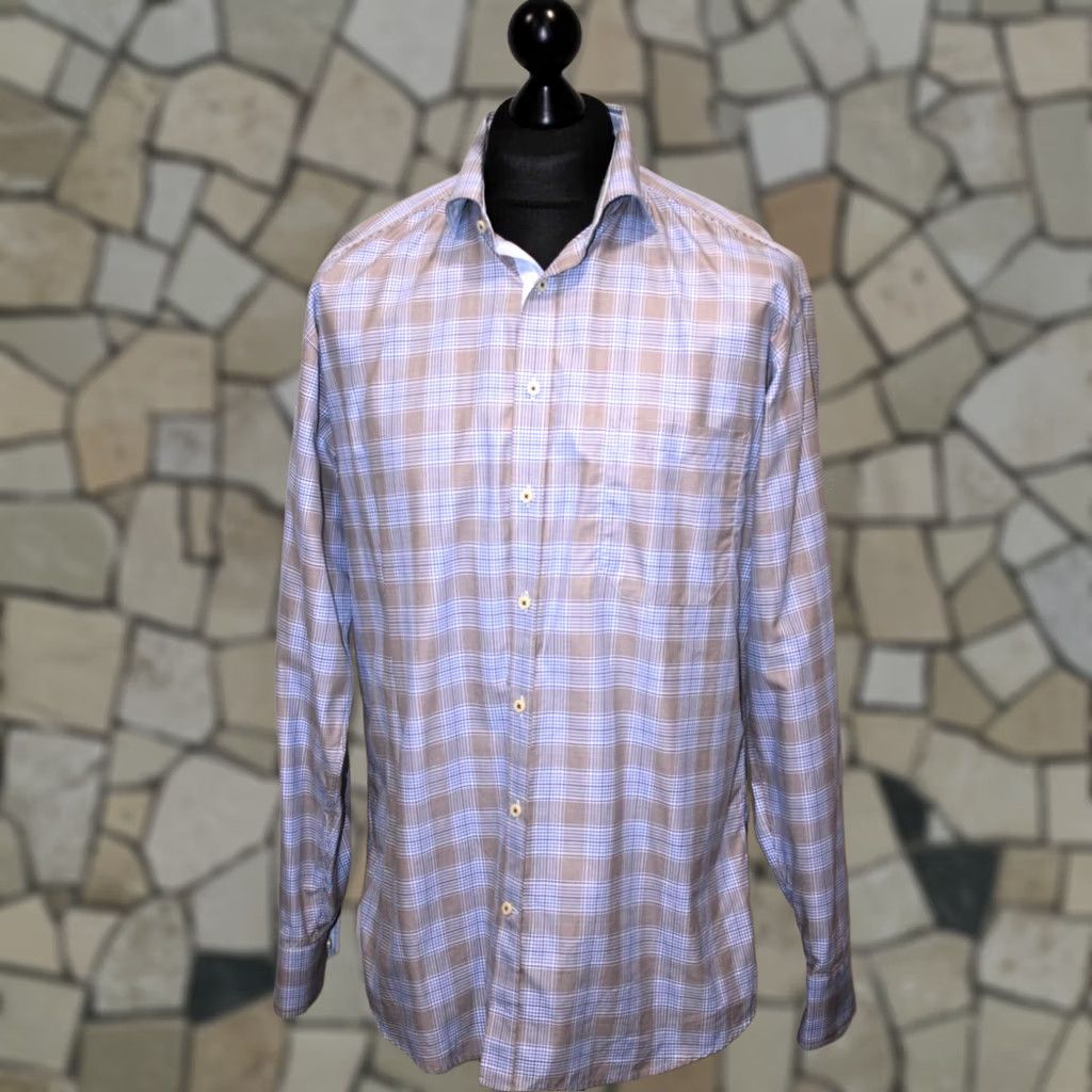 Vintage Stenströms Shirt Dress Shirt Mens Size 42 Multicoloured Cotton 16 1/2 86 cm 53 cm 63 cm 66 cm Size US XL / EU 56 / 4 - 1 Thumbnail