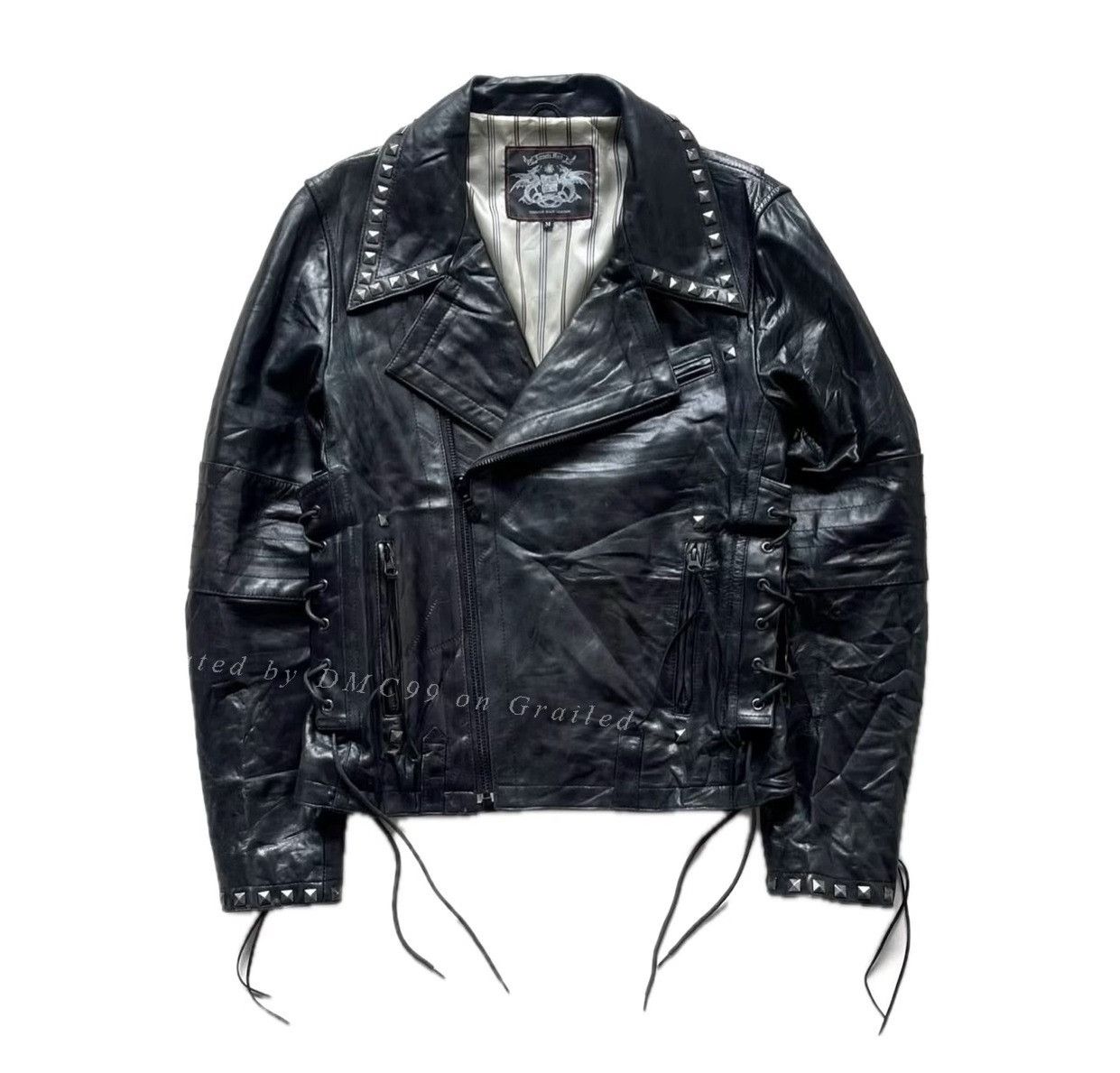 Vintage Vintage 2000s Tornado Mart Studded Leather Biker Jacket Size US M / EU 48-50 / 2 - 1 Thumbnail