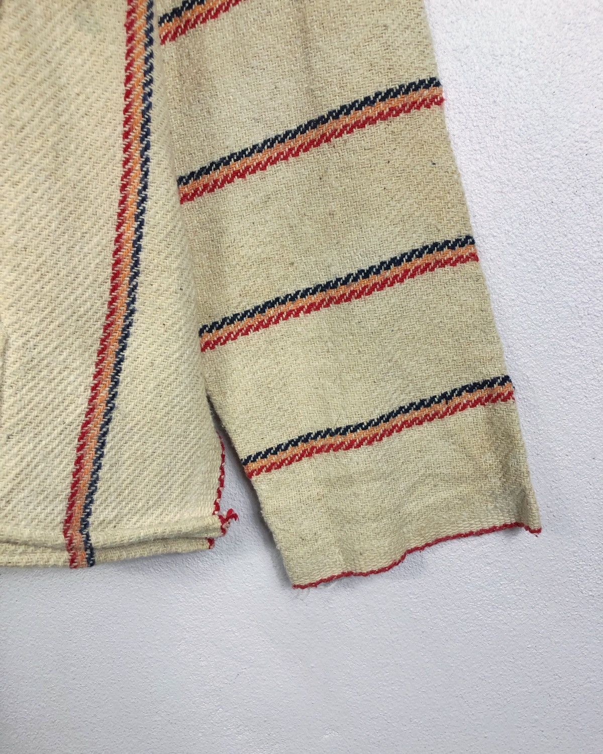 Mexican Threads × Vintage Rare Vintage Mexican Baja Rug Hoodie Size US M / EU 48-50 / 2 - 5 Thumbnail