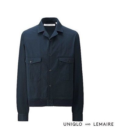 Lemaire Stand Collar Overshirt Zinc Size 44 22AW | Grailed