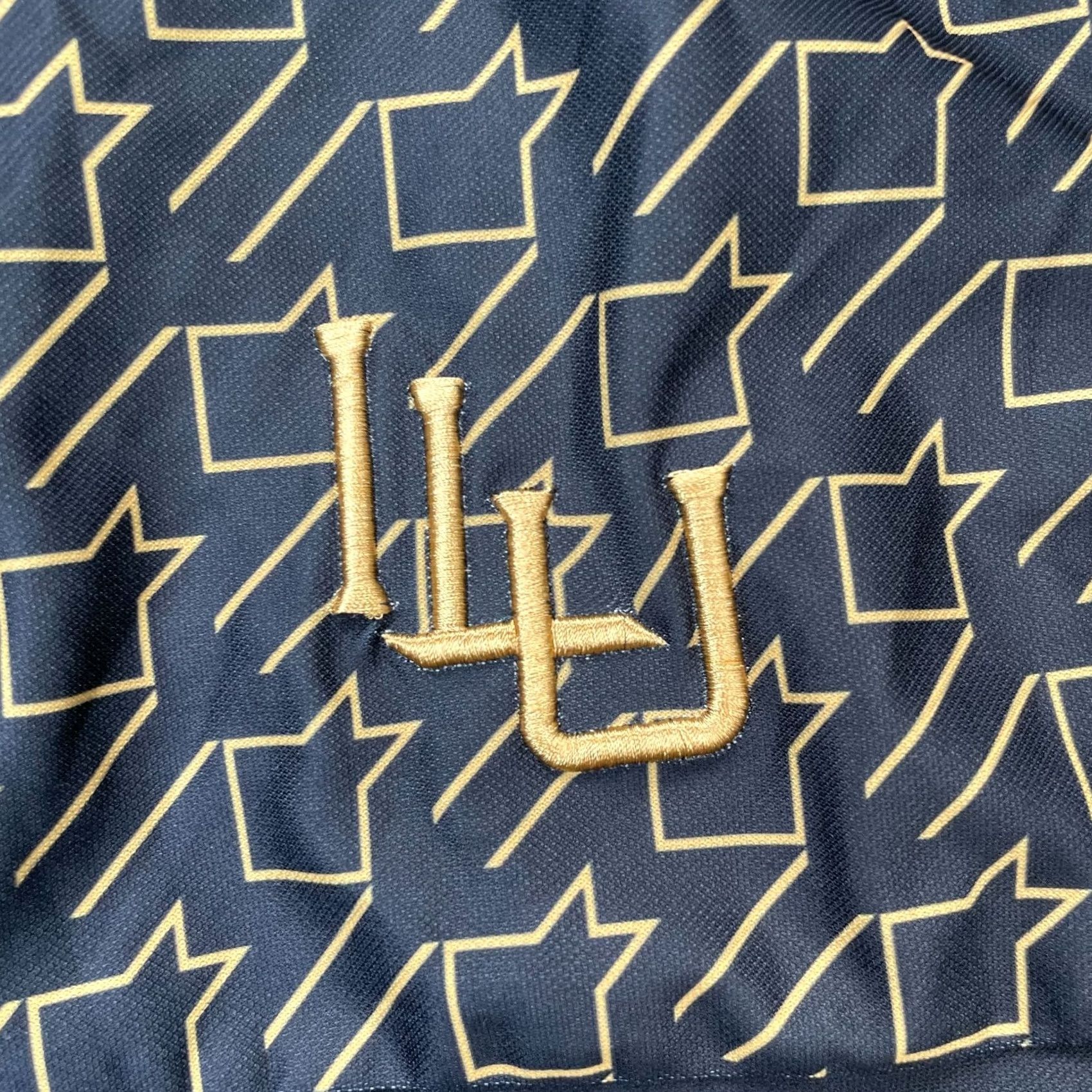 I Love Ugly I Love Ugly Polo Shirt Mens Large Black Embroidered Logo Geometric Short Sleeve Casual Collar Shirt Polo Size US L / EU 52-54 / 3 - 5 Thumbnail