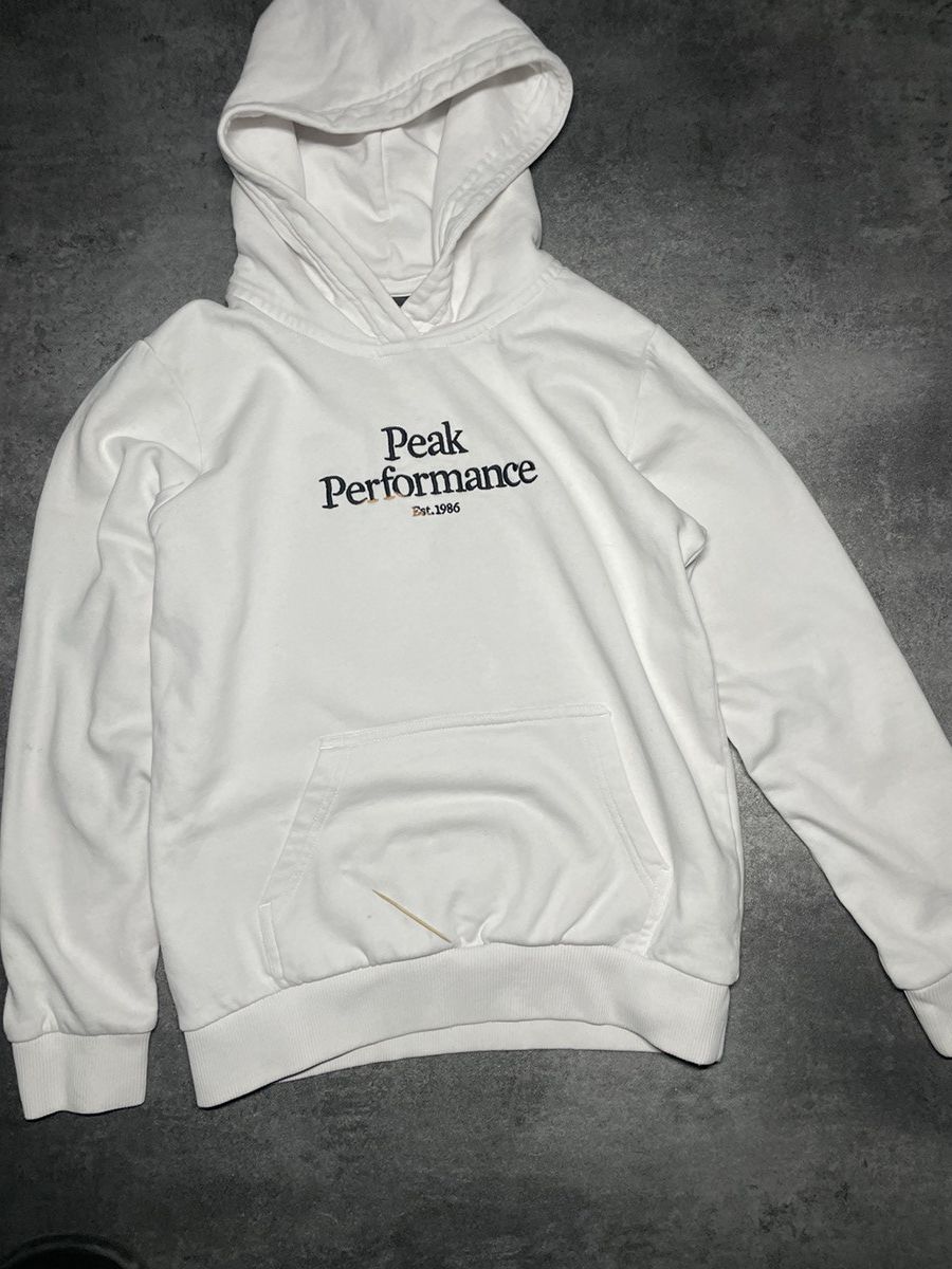 Peak Performance 🔥Offers🔥Peak Performance Hoodie Spellout Hype Rare Size US XXS / EU 40 - 15 Thumbnail
