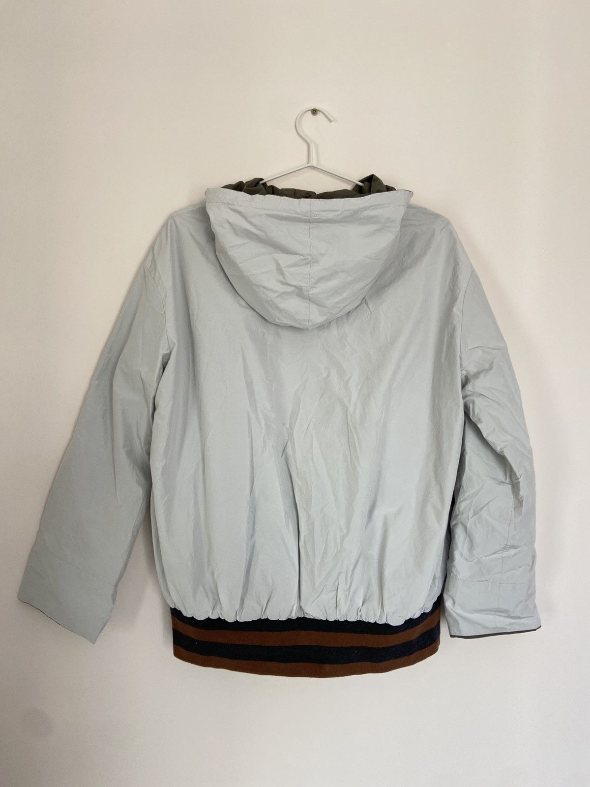 Brunello Cucinelli Brunello Cucinelli 2Tone Reversible Hood Jacket Size M / US 6-8 / IT 42-44 - 10 Thumbnail