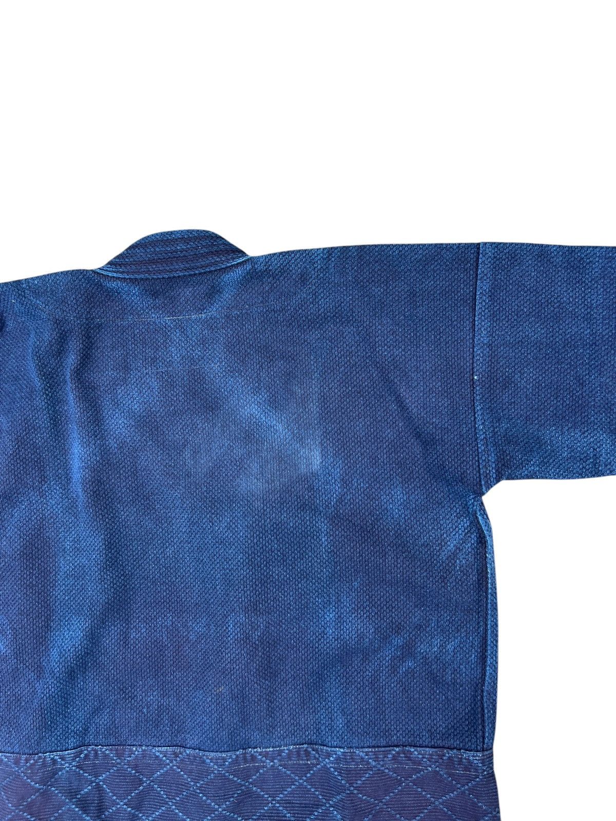 Indigo Vintage Faded Indigo Sashiko Kendo Jacket Size 3 Size US L / EU 52-54 / 3 - 19 Thumbnail