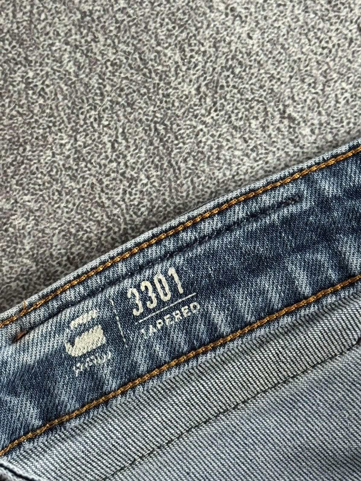 G-Star G star raw 34/32 3301 tapered denim pants jeans trousers Size US 34 / EU 50 - 12 Thumbnail