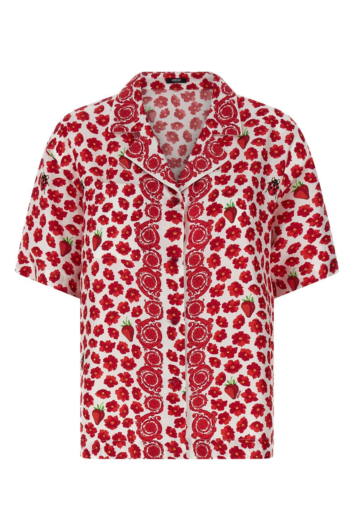Versace 'Strawberry Garden' shirt Size XS / US 0-2 / IT 36-38 - 1 Thumbnail