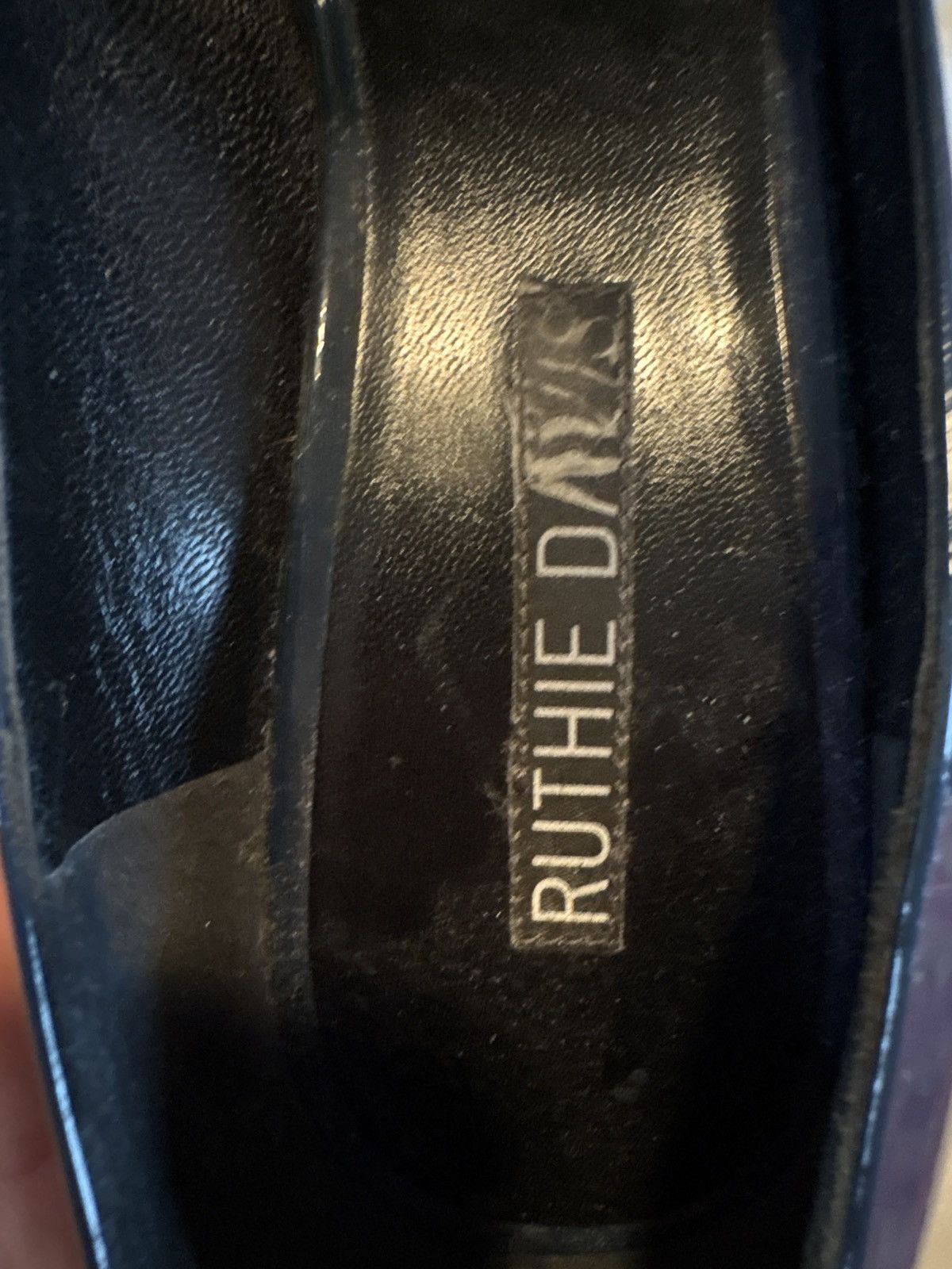 Other Ruthie Davis Patent Navy Blue Heels Size US 7.5 / IT 37.5 - 7 Thumbnail