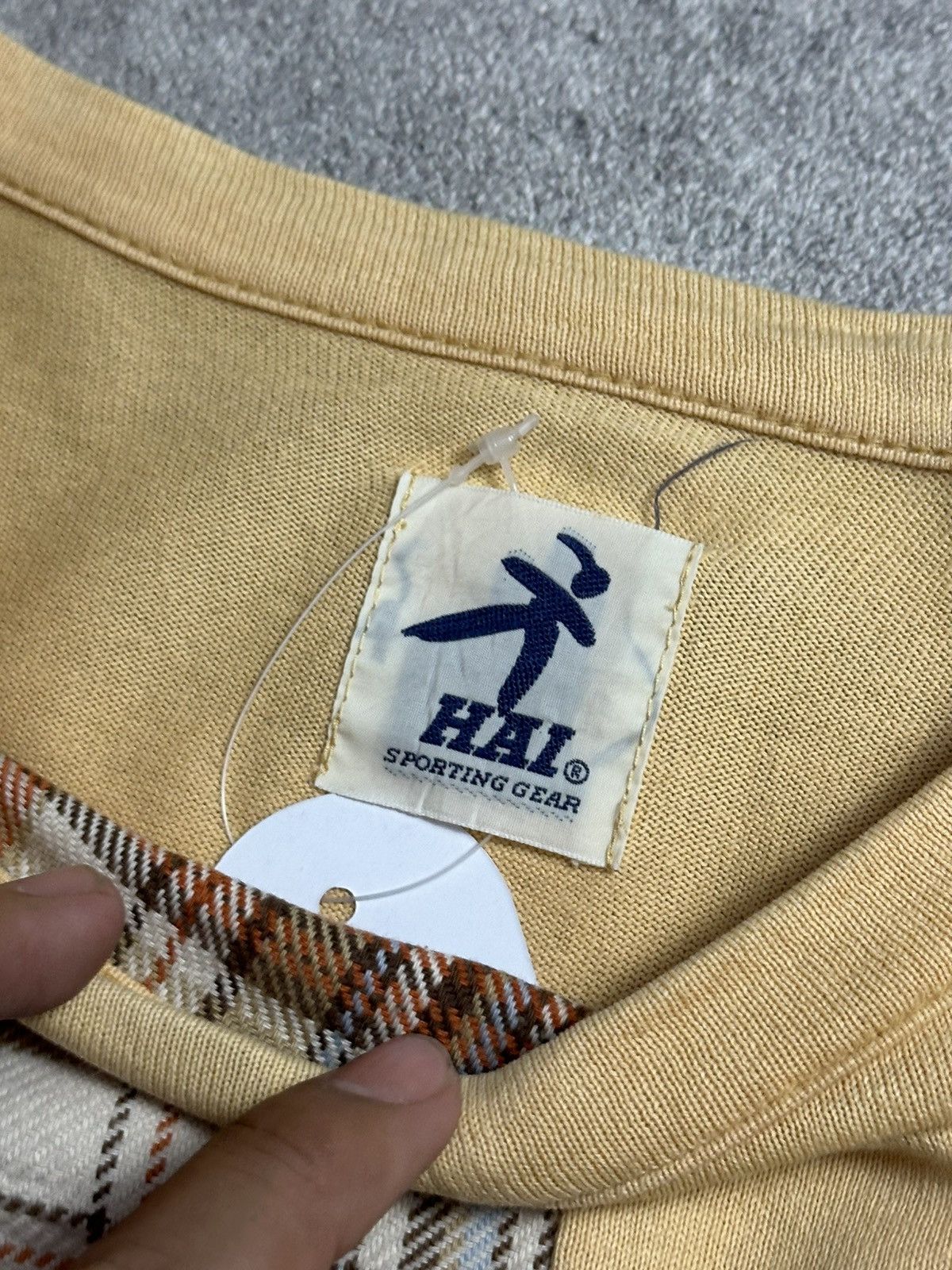 Issey Miyake 90s HAI Sporting Gear by Issey Miyake Patchwork Tee Size US M / EU 48-50 / 2 - 9 Thumbnail