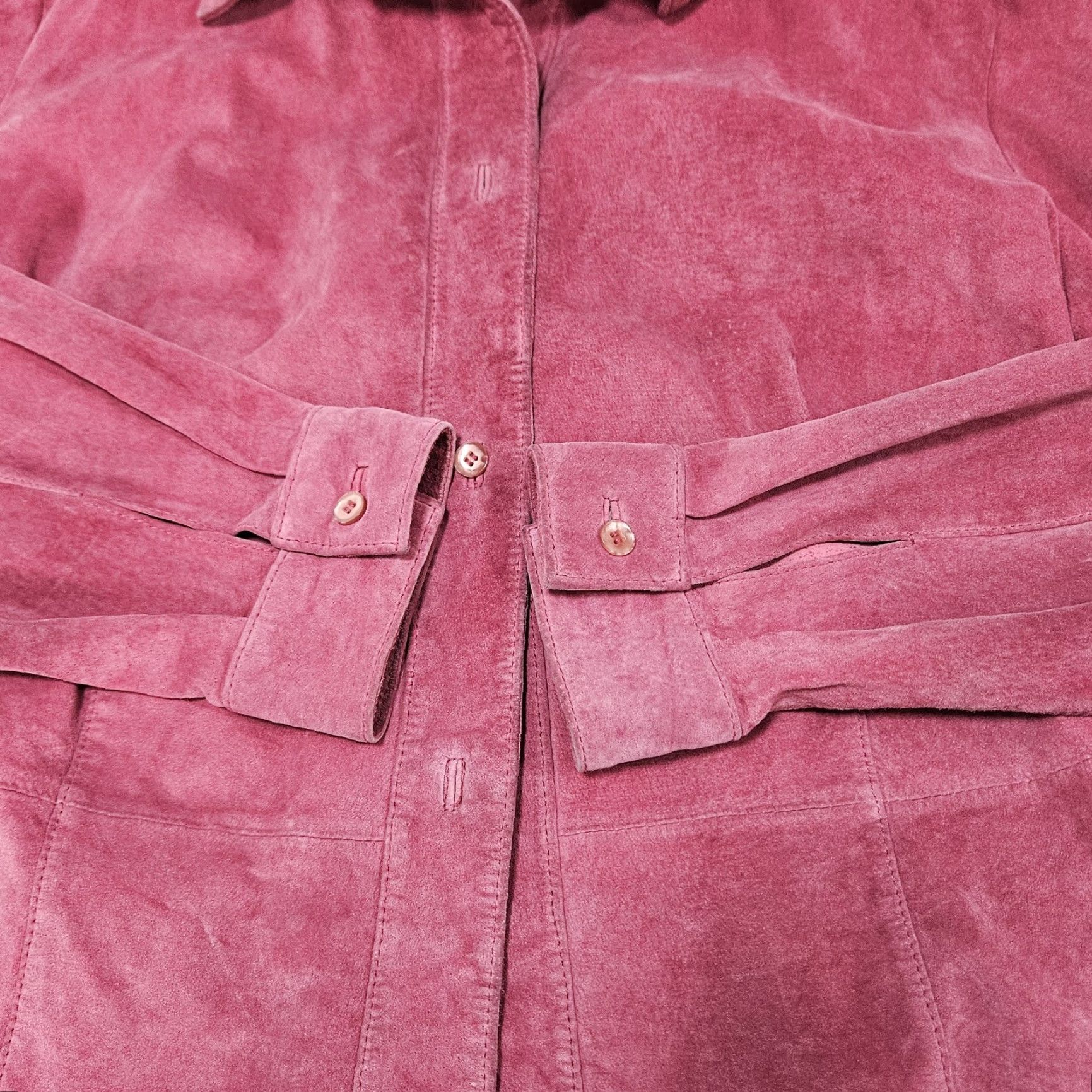Vintage Classic Pink Bernardo Suede Collared Shacket Jacket 1X User: Classic Pink Bernardo Suede Collared Shacket Jacket 1X Size XL / US 12-14 / IT 48-50 - 6 Thumbnail
