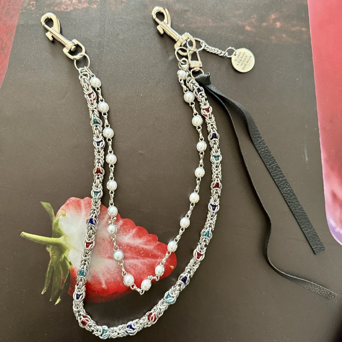 Japanese Brand 2 Layer Natural Echo Pearled Wallet Chain Size ONE SIZE - 1 Thumbnail