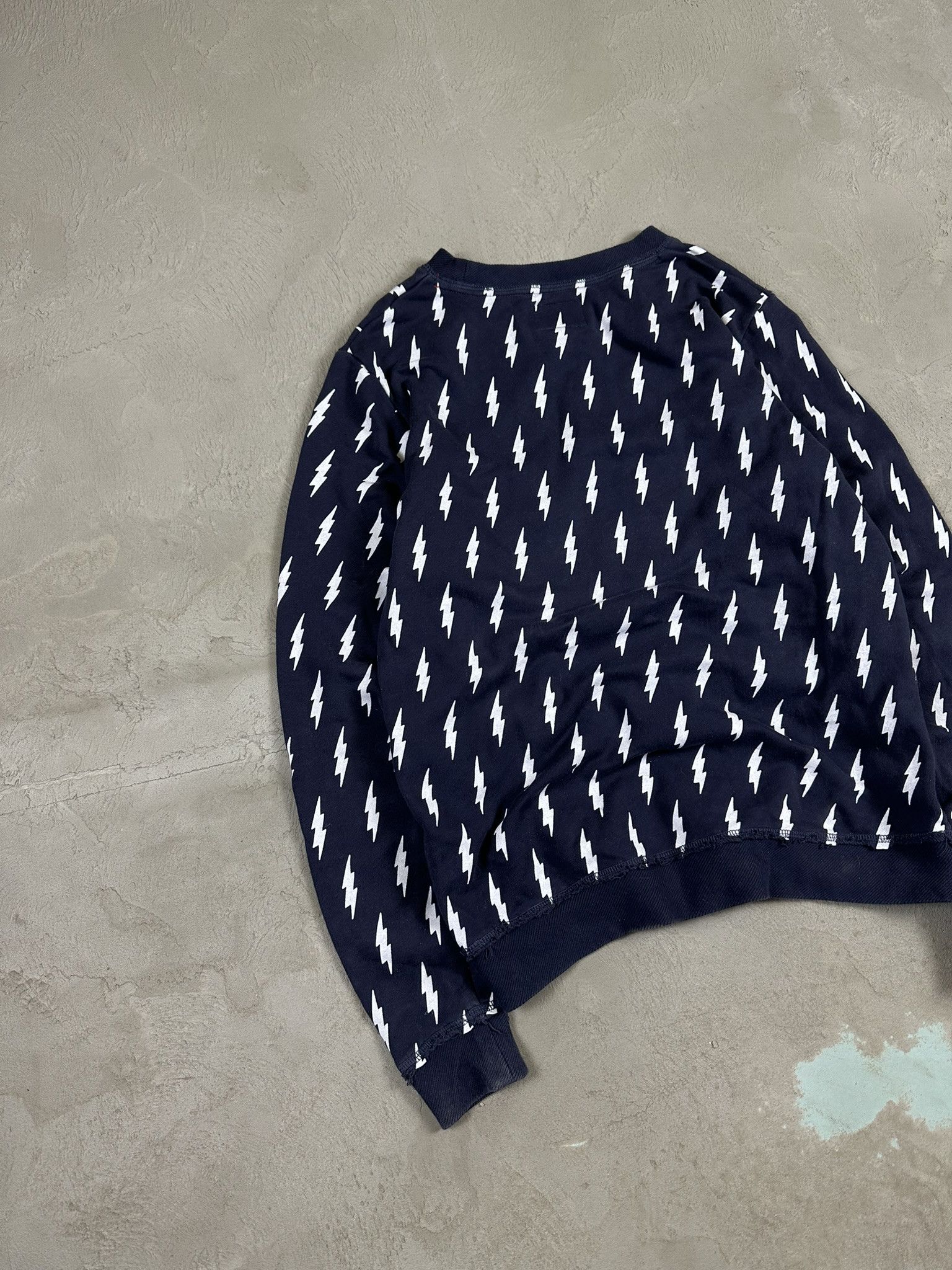 Zadig & Voltaire Zadig & Voltaire Lightning Pattern Logo Sweatshirt Crewneck Size US S / EU 44-46 / 1 - 10 Thumbnail