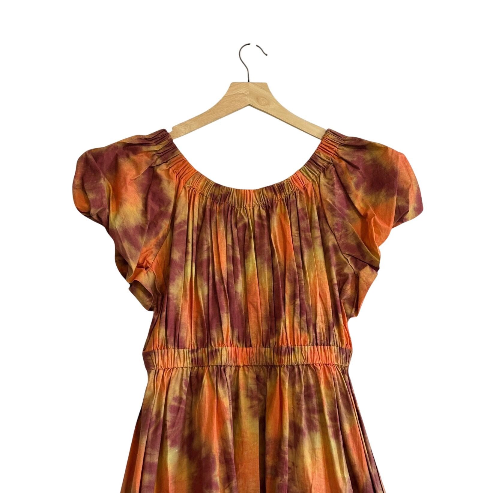 Ulla Johnson ULLA JOHNSON Nanette Midi Dress In Topaz, Size 4, New with Size S / US 4 / IT 40 - 12 Thumbnail