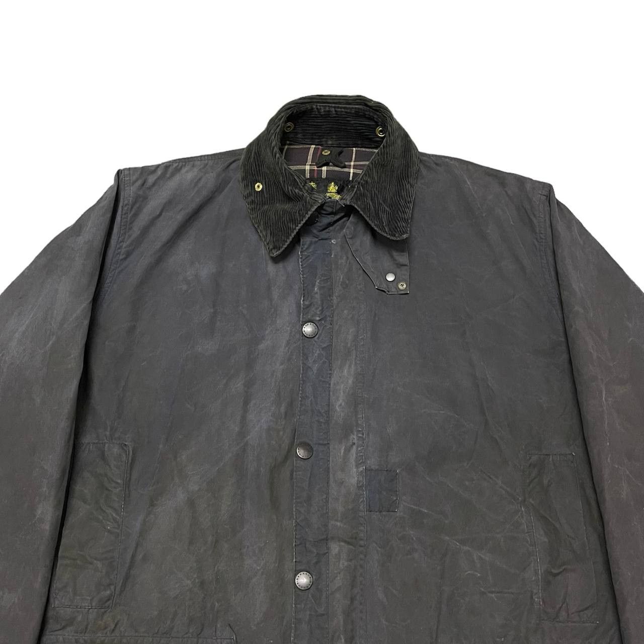 Barbour Vintage 90's Barbour Waxed Jacket A205 Border Distressed Size US L / EU 52-54 / 3 - 2 Thumbnail