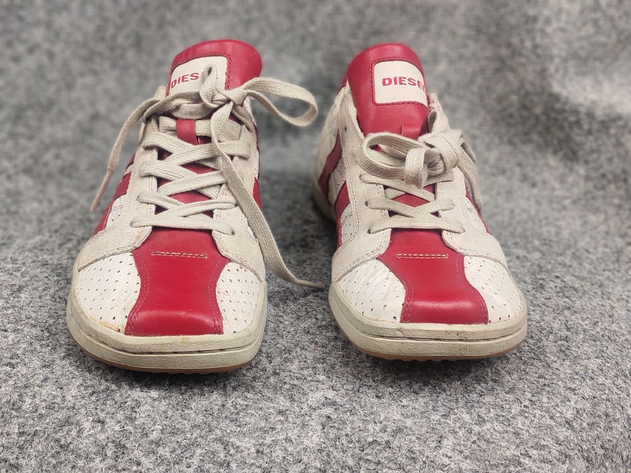 Diesel Vintage Diesel Clarita Y2K Leather square toe Sneakers Size US 9 / IT 39 - 8 Thumbnail