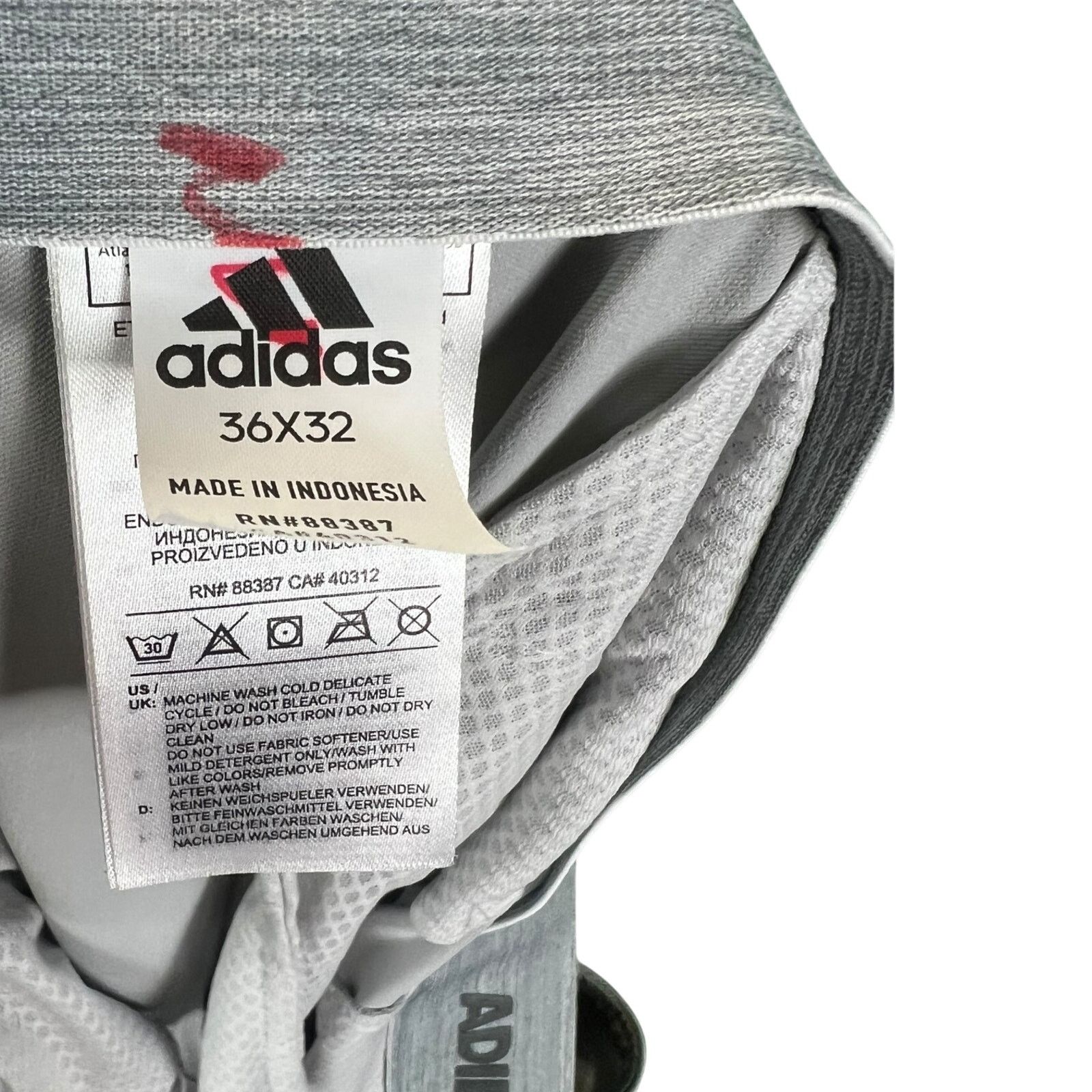 Adidas Adidas Golf Pants Men's 36 x 32 Gray Flat Front Straight Size US 36 / EU 52 - 7 Thumbnail