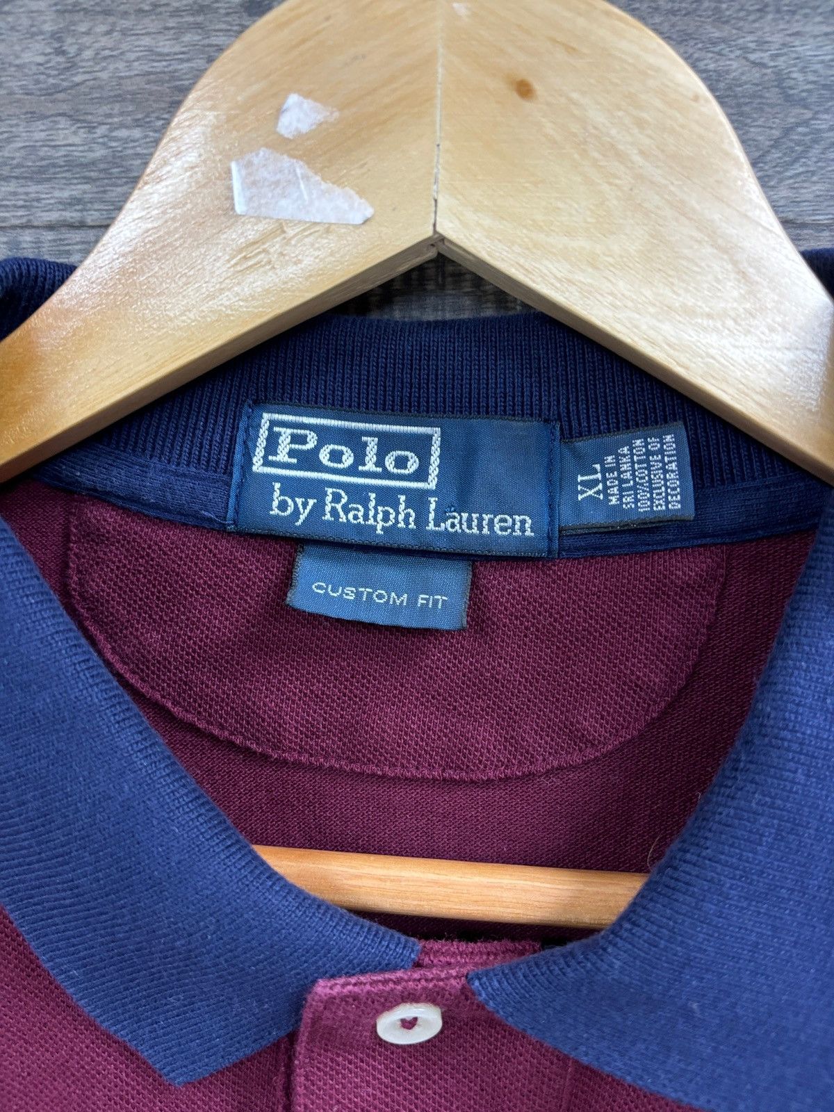 Polo Ralph Lauren Polo Ralph Lauren burgundy stripe XL Size US XL / EU 56 / 4 - 2 Thumbnail
